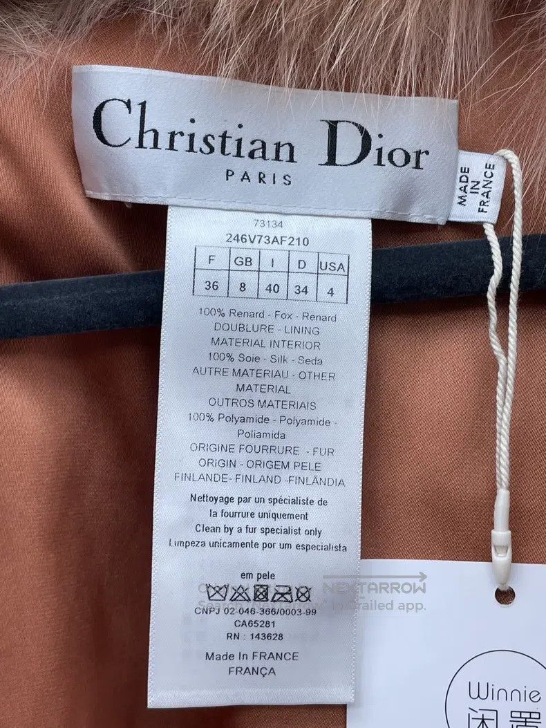 Dior Dior Fox fur grass cloak vest Size XS / US 0-2 / IT 36-38 - 7 Thumbnail