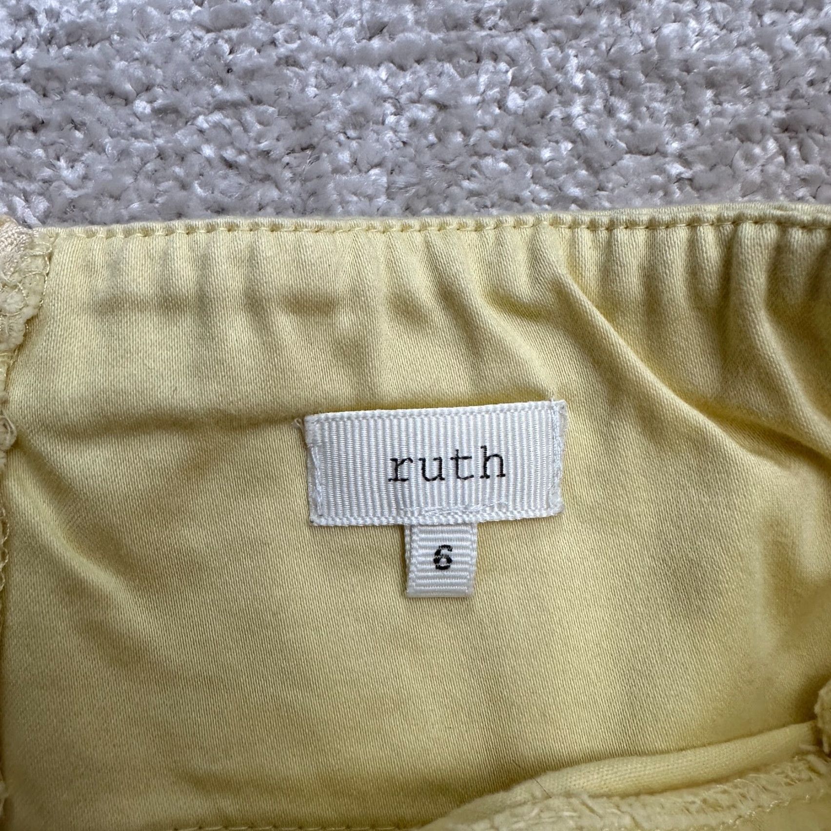 Vintage Ruth Maxi Dress Womens 6 Yellow Stretch Embroidered Casual Summer Square Neck Sleeveless Size M / US 6-8 / IT 42-44 - 5 Thumbnail