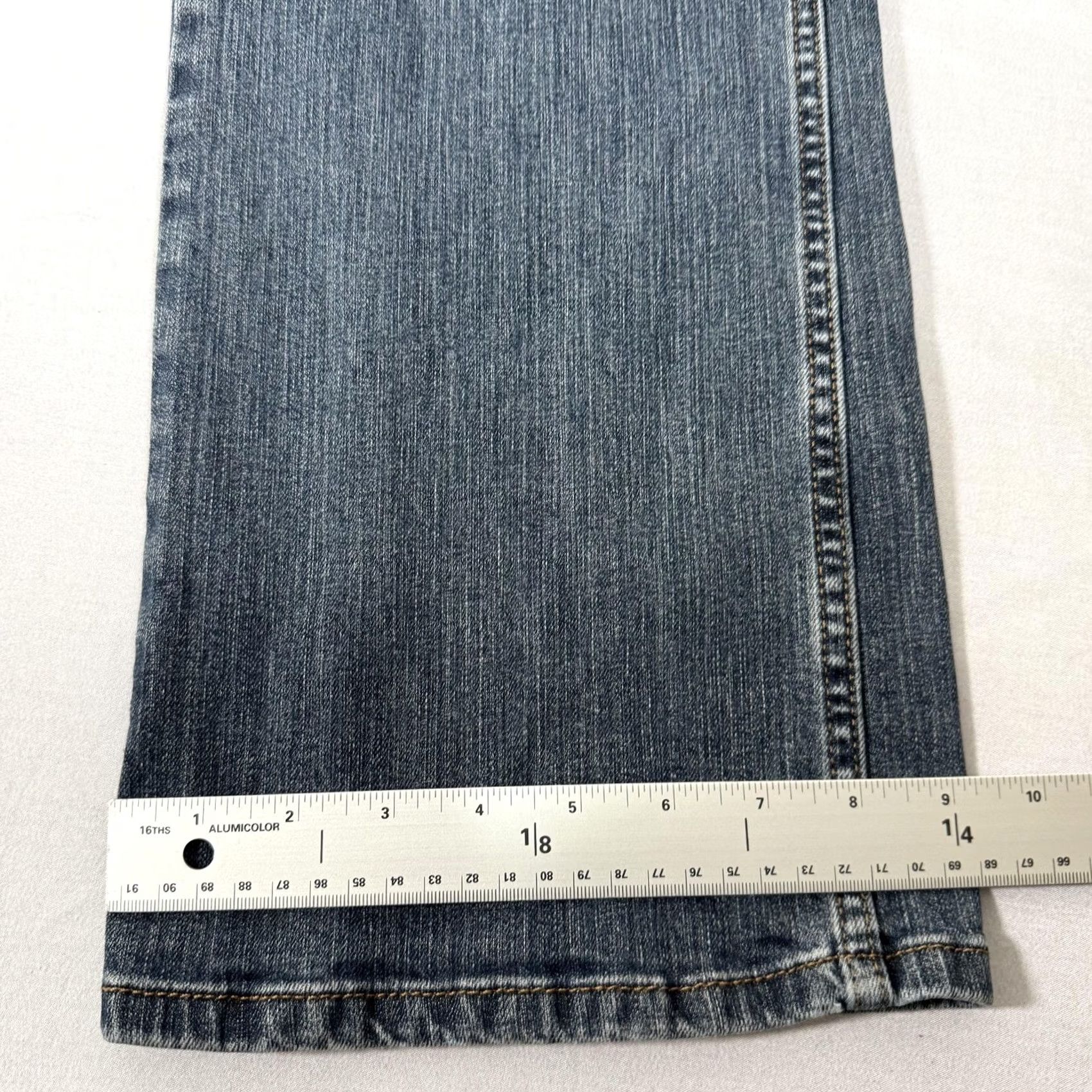 Wrangler Wrangler Jeans Mens 38x34 Blue Retro Relaxed Bootcut Stretch Denim Pants Western Size US 38 / EU 54 - 5 Thumbnail