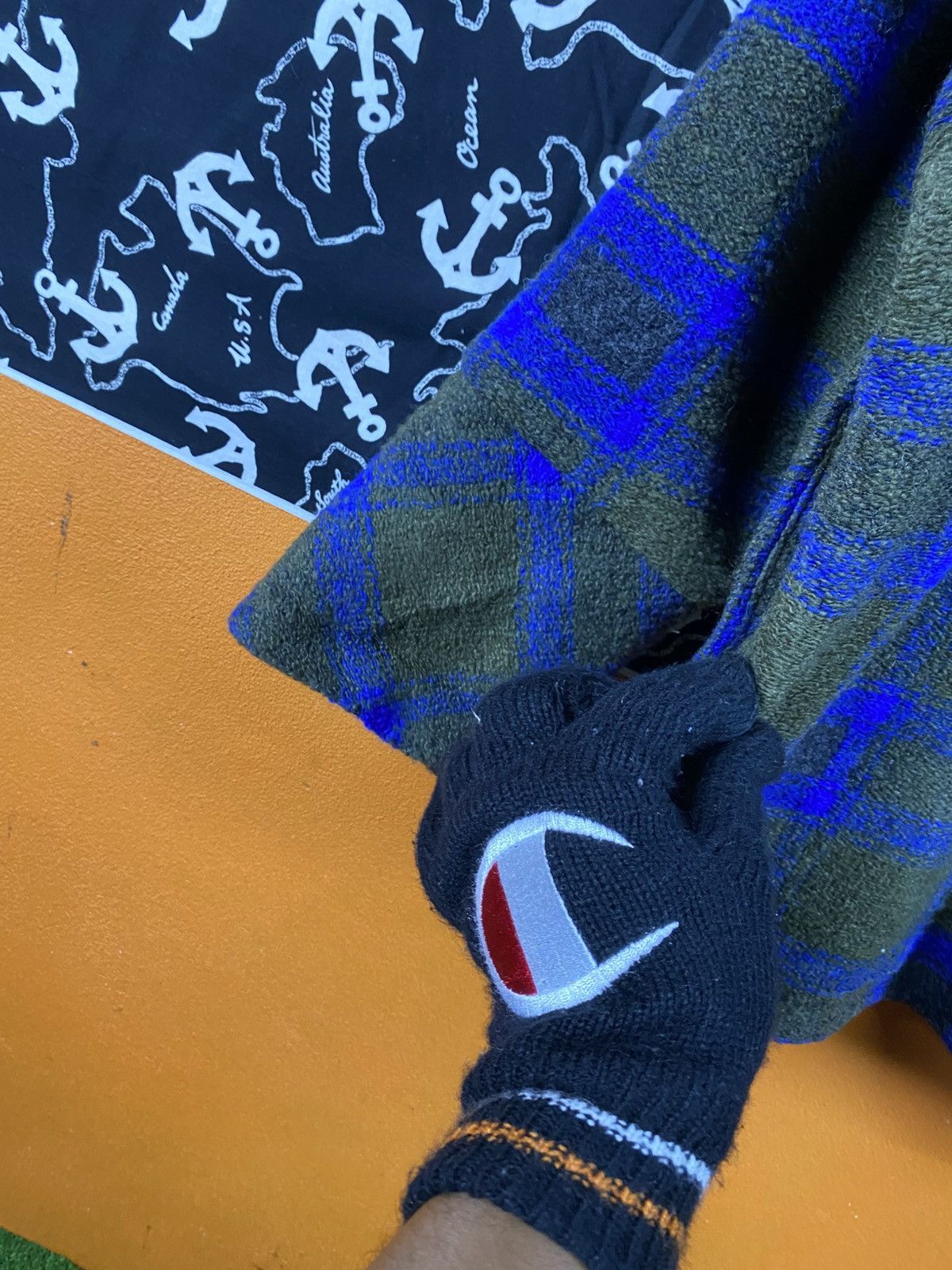 Japanese Brand Vintage Akane Japanese Plaid Cape Jacket Blue Green Check Size L / US 10 / IT 46 - 13 Thumbnail