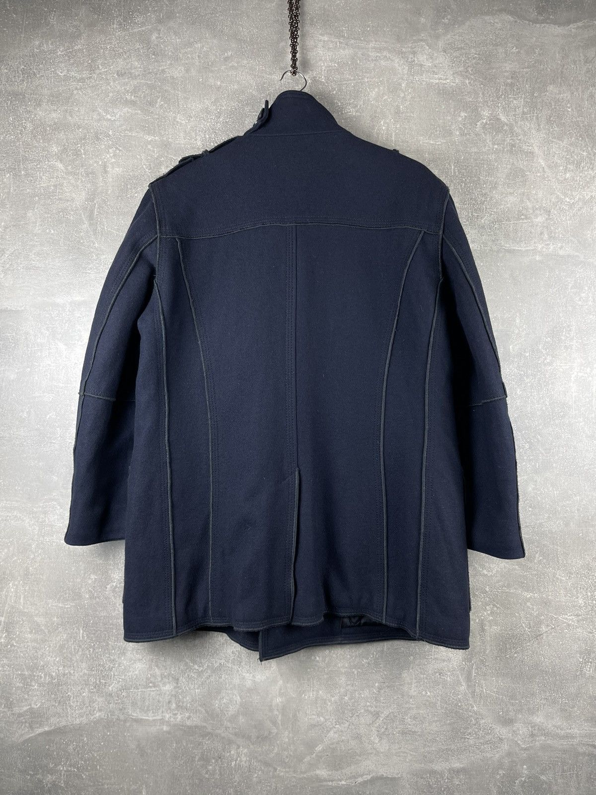Dolce & Gabbana Dolce &Gabbana Vintage Military Wool Double Breasted Peacoat Size US L / EU 52-54 / 3 - 7 Thumbnail