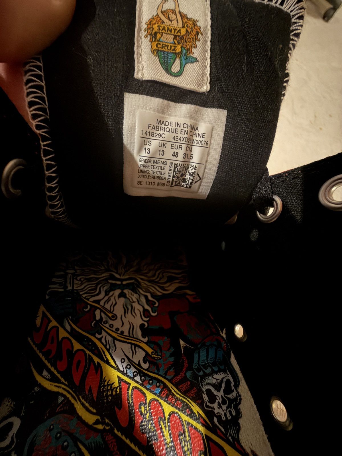 Other Converse x Santa Cruz Jason Jesse, Cons Skateboarding Size US 13 / EU 46 - 10 Thumbnail