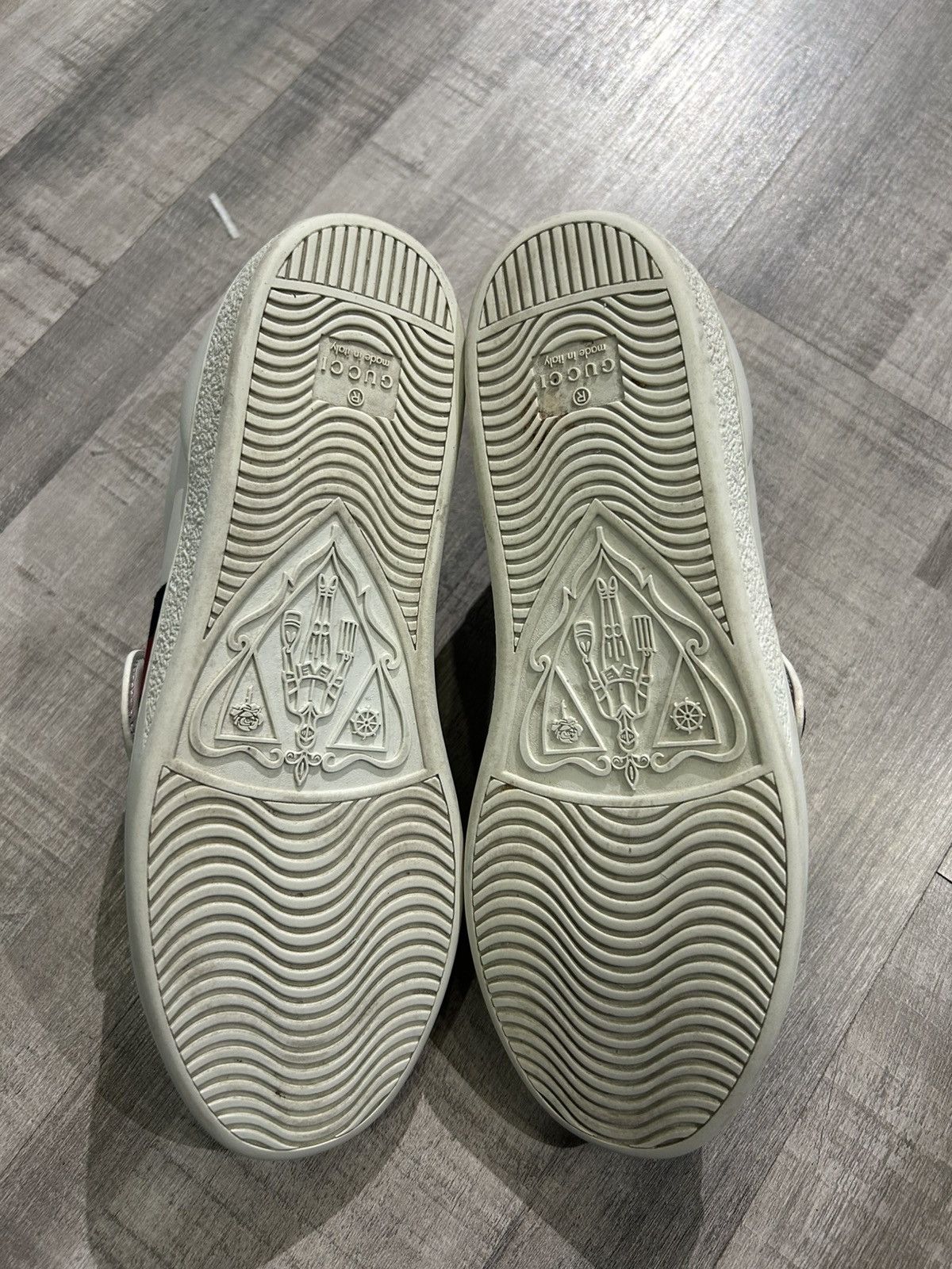 Gucci Gucci Ace "Blind For Love" Flatbottom Sneaker Size US 5 / EU 37 - 6 Thumbnail
