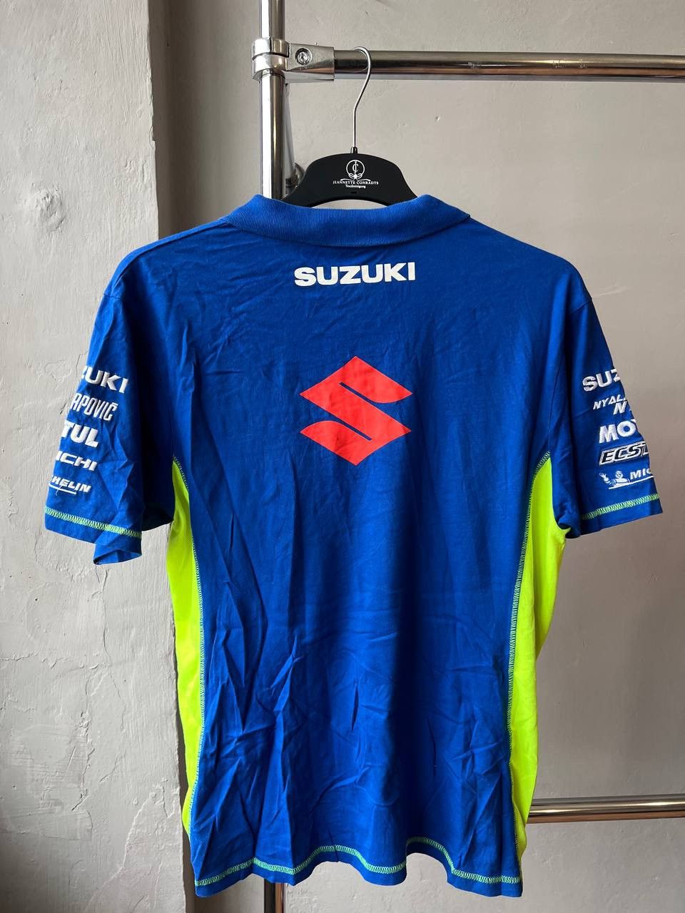Vintage SUZUKI TEAM ECSTAR RARE RACING MERCHANDISE POLO SHIRT JERSEY Size US M / EU 48-50 / 2 - 11 Thumbnail