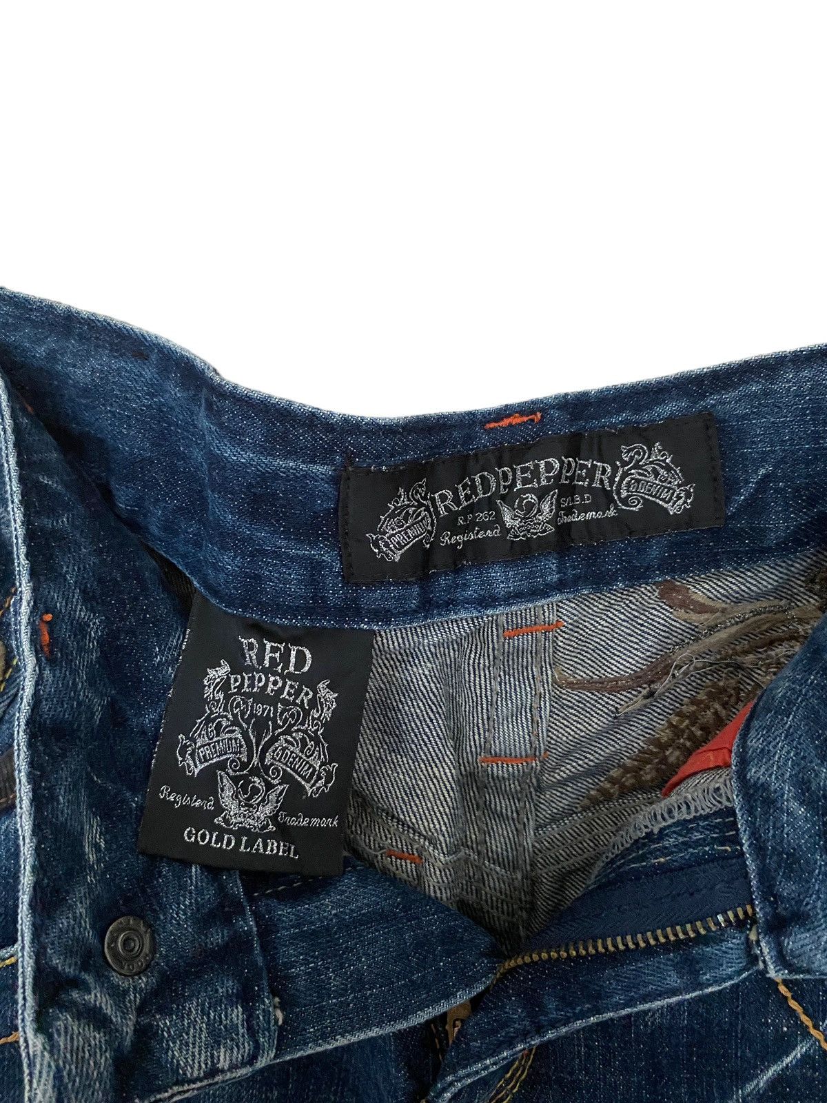 Japanese Brand × Vintage Vintage Japanese Brand Red Pepper Jeans 2000s Size US 30 / EU 46 - 10 Thumbnail