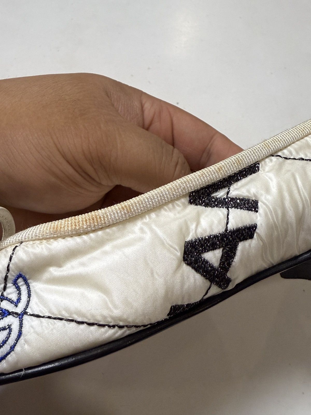 Chanel Two-toned Nylon Ballet Flats Size US 4.5 / IT 34.5 - 11 Thumbnail