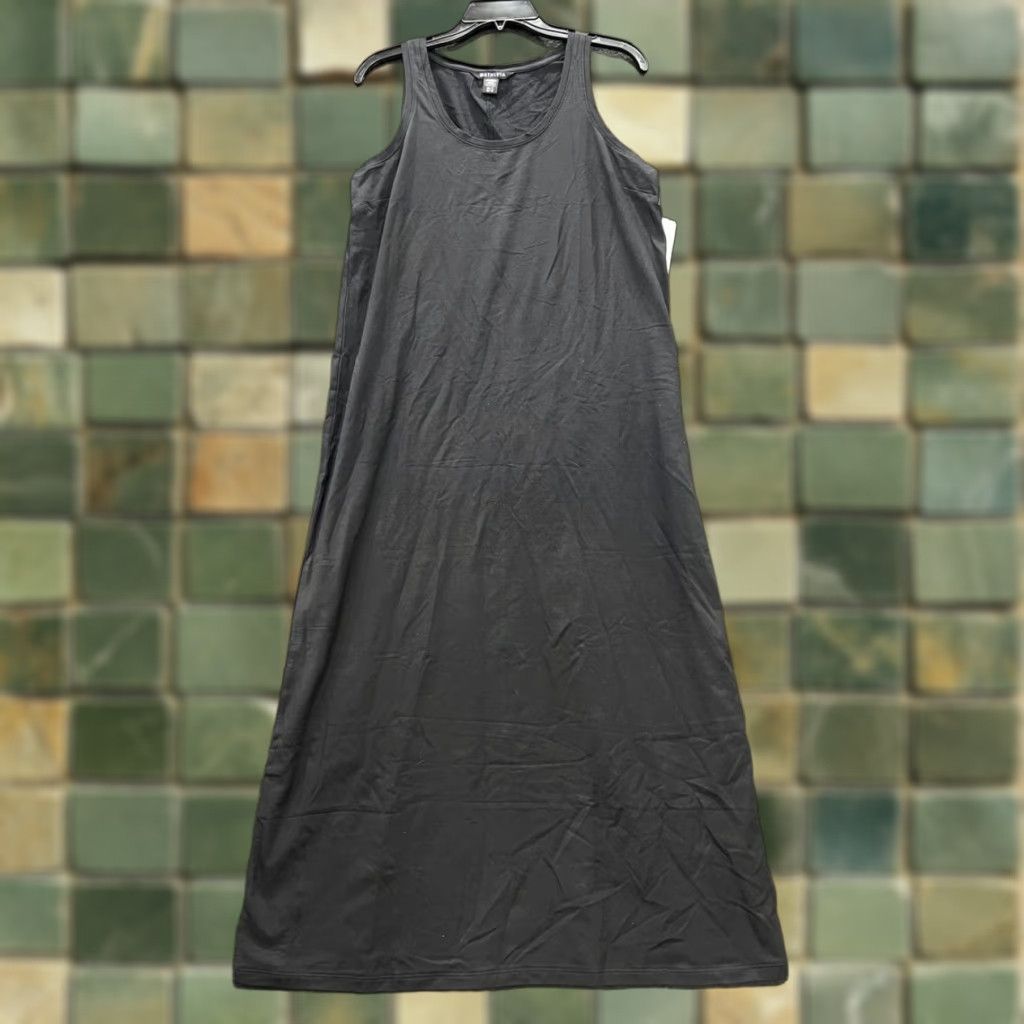sachin and babi light blue dress VINTAGE ATHLETA Women´s Midi Scoop Dress Tank Dress Sleeveless Casual Black  Size M Midi