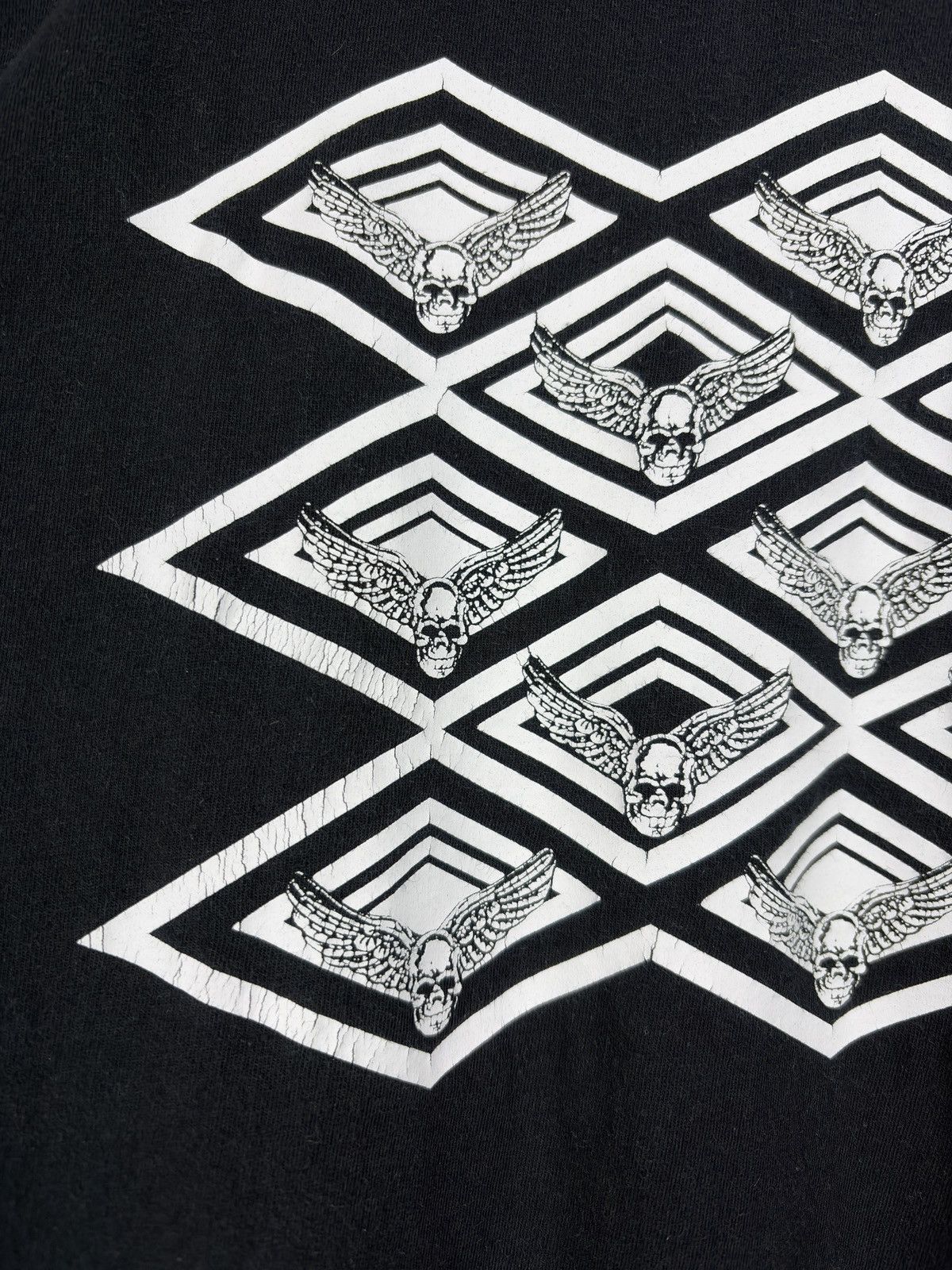 Chrome Hearts Chrome Hearts Foti Winged Skull Skeleton Tshirt Black Size US L / EU 52-54 / 3 - 4 Thumbnail