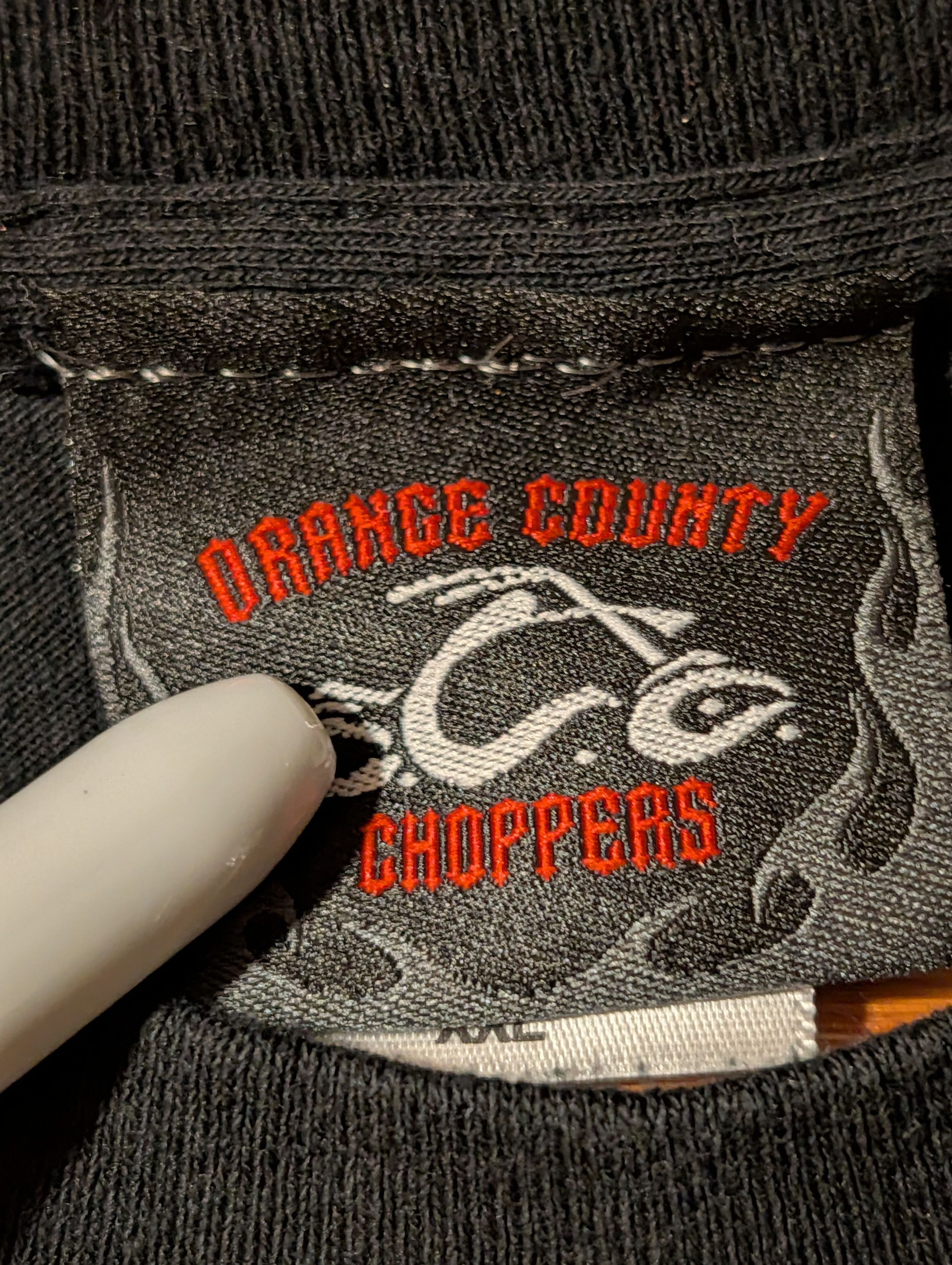 West Coast Choppers Vintage Y2K Orange County Choppers Sword Motorcycle T-Shirt Size US XXL / EU 58 / 5 - 5 Thumbnail