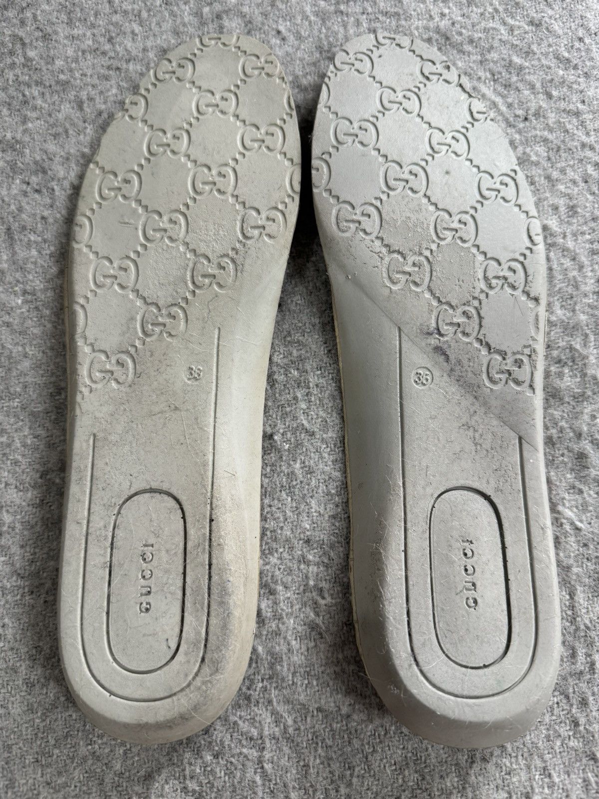 Gucci Gucci Ace High Top Mongolian Lambskin Sneakers Fur 36 Size US 6 / IT 36 - 16 Thumbnail