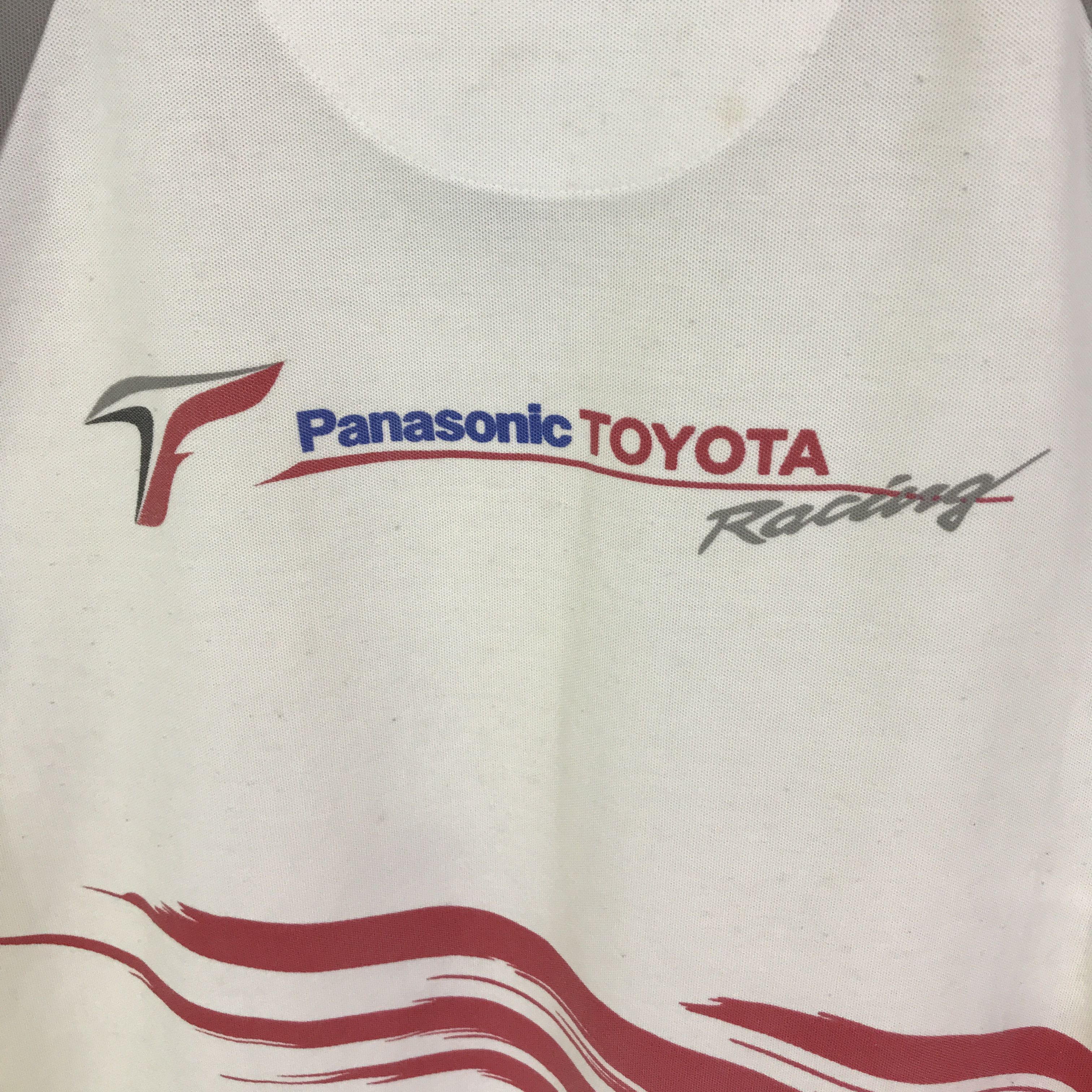 Japanese Brand panasonic x toyota racing t-shirt K117B5 Size US L / EU 52-54 / 3 - 5 Thumbnail