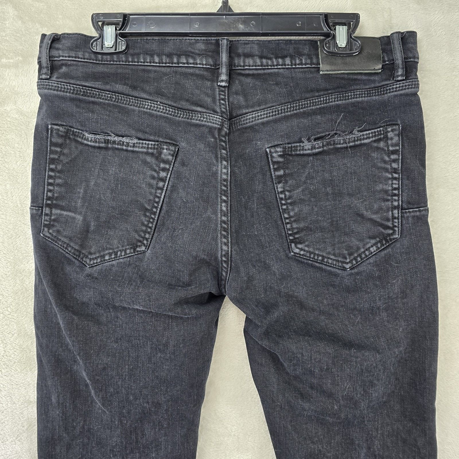 Purple Brand Purple Brand Jeans Mens 33x30 Black P001 Distressed Slim Fit Size US 33 - 11 Thumbnail