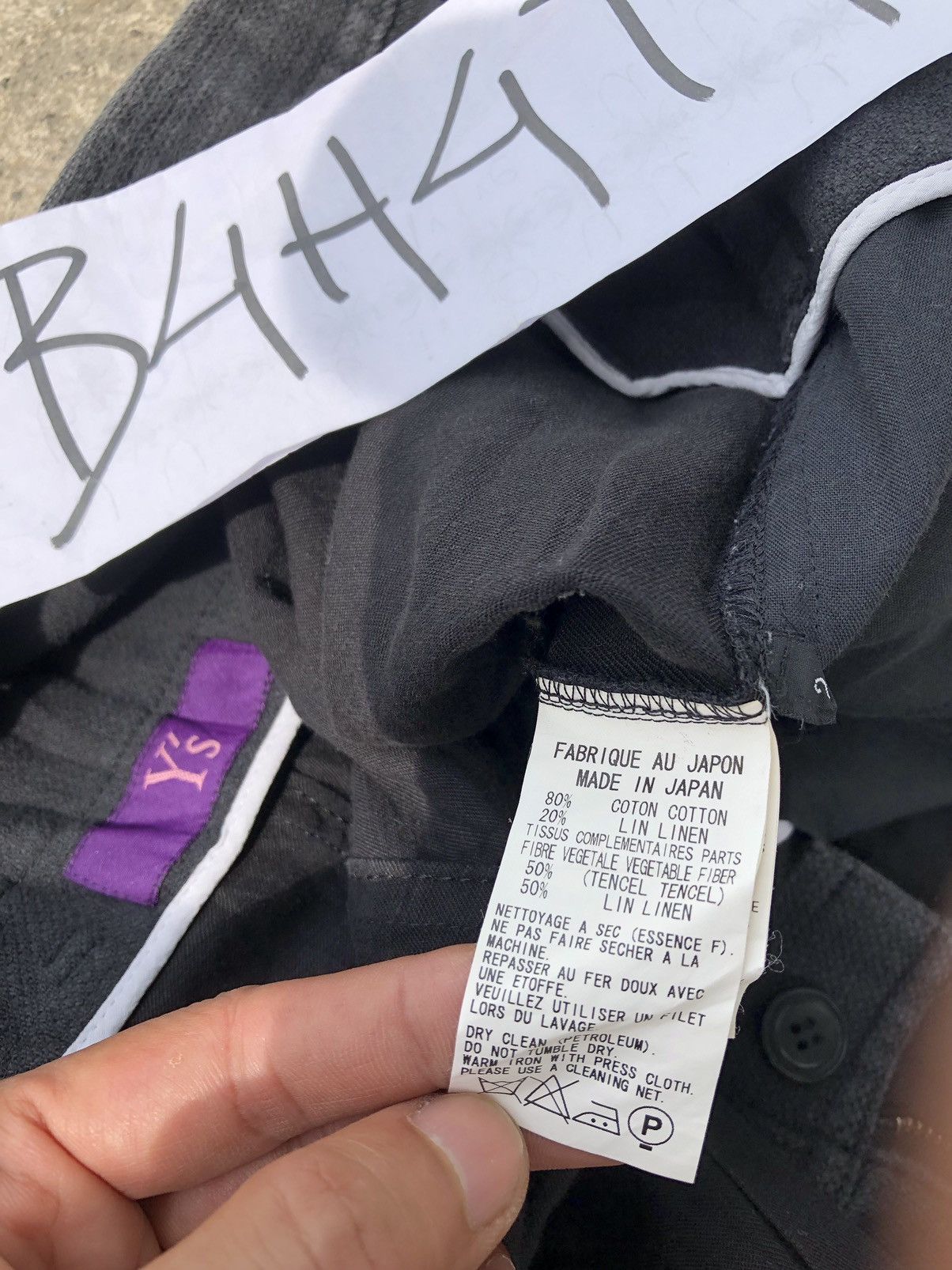 Y's × Yohji Yamamoto Y’s Double Waist Tuck Pants Size US 32 / EU 48 - 8 Thumbnail