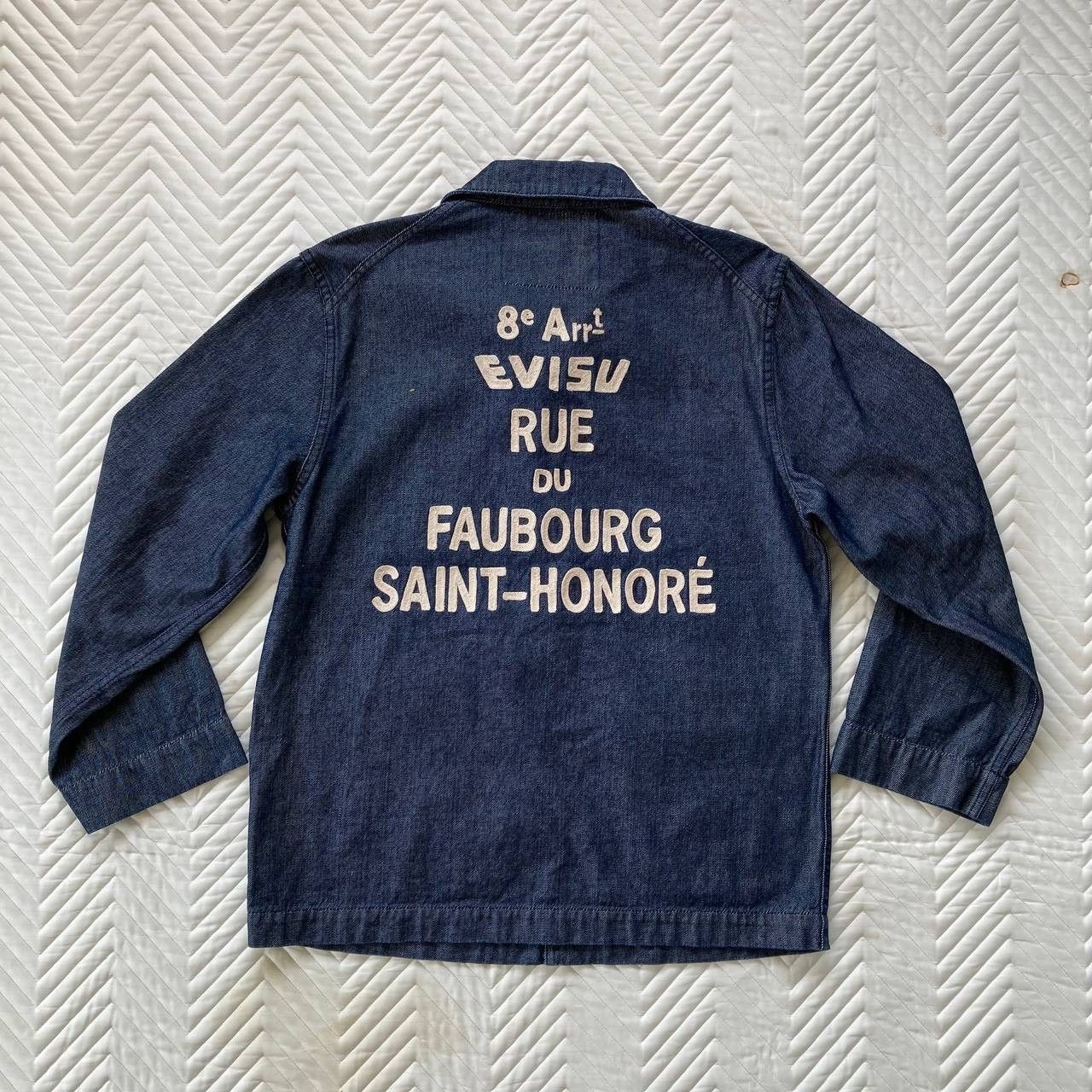 Evisu Evisu Paris Pullover Denim Chore Jacket Size US L / EU 52-54 / 3 - 2 Thumbnail