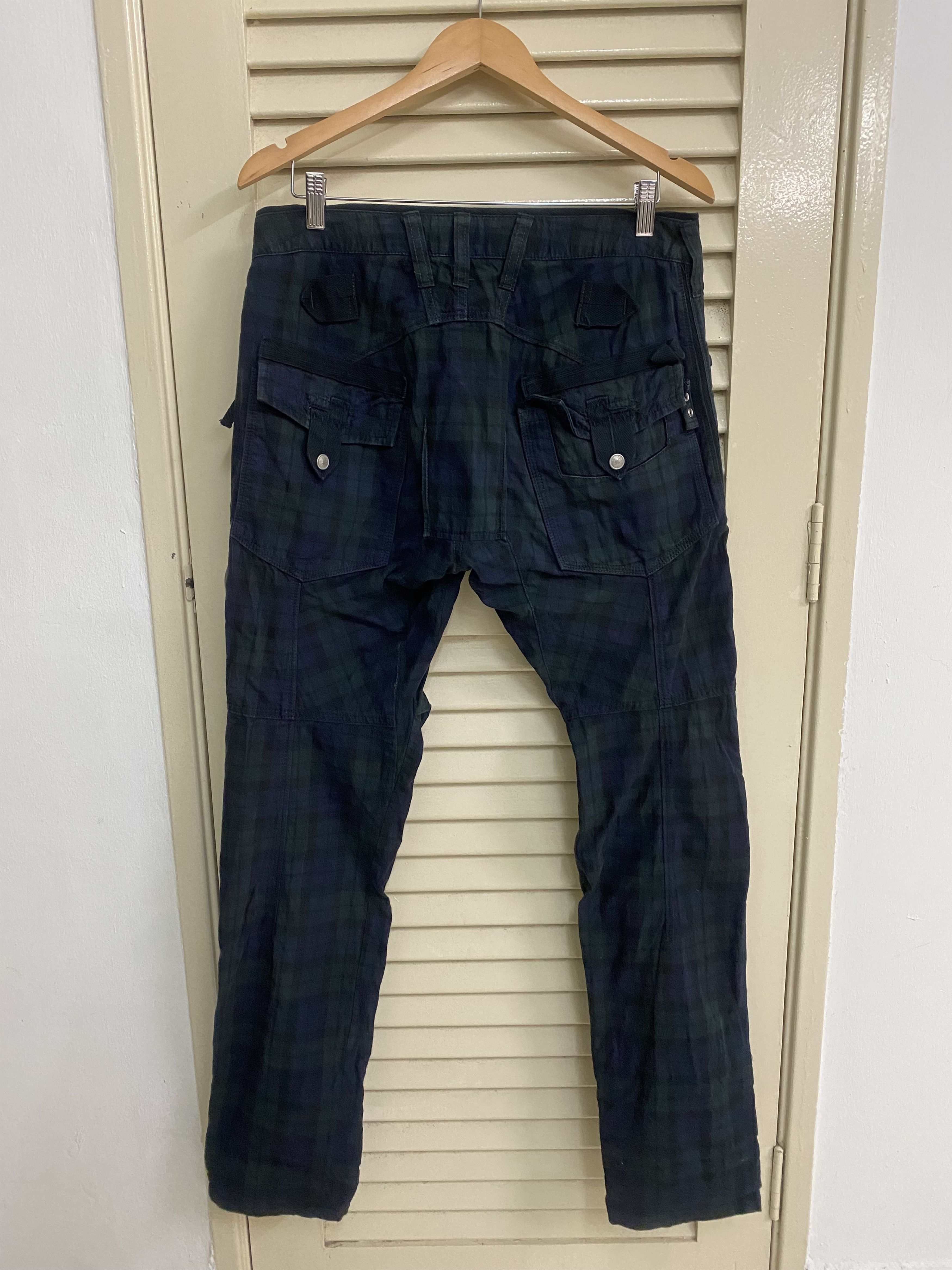 Marithe + Francois Girbaud Marithe Francois Girbaud Plaid Check Pants Size US 33 - 2 Thumbnail