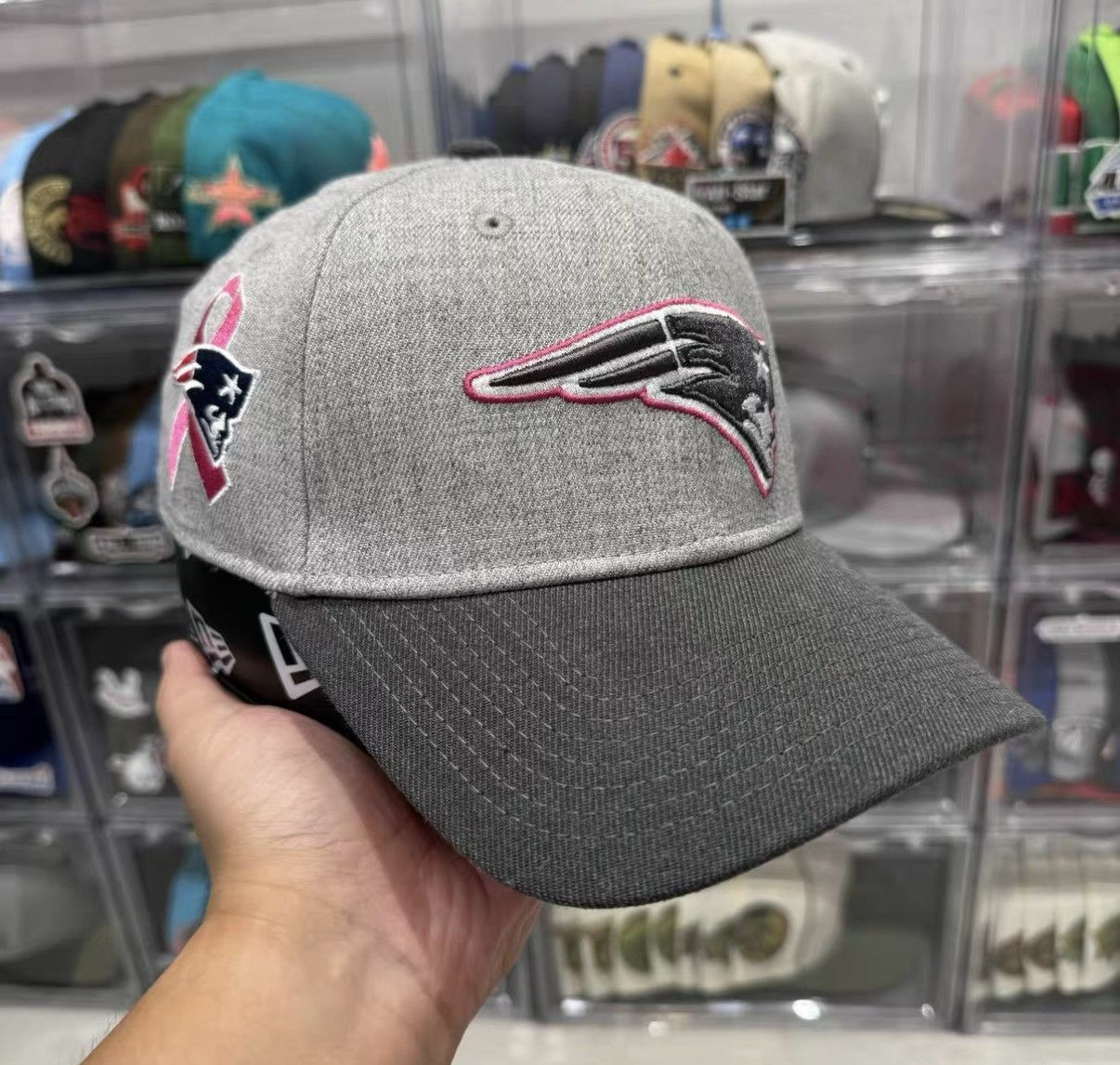 New Era New Era NFL New England Patriots Pink Baseball Cap J32 Size ONE SIZE - 1 Thumbnail