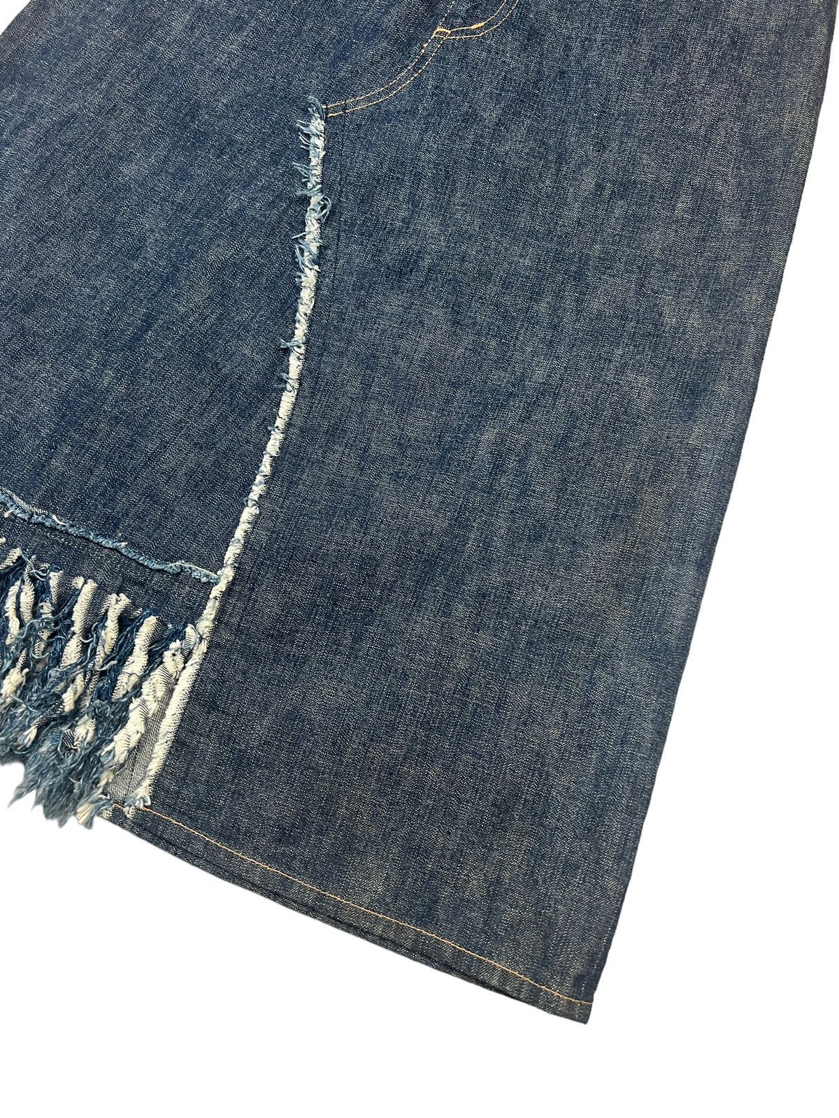 ATSURO TAYAMA A/T Atsuro Tayama Denim Midi Skirt Size 26" / US 2 / IT 38 - 5 Thumbnail