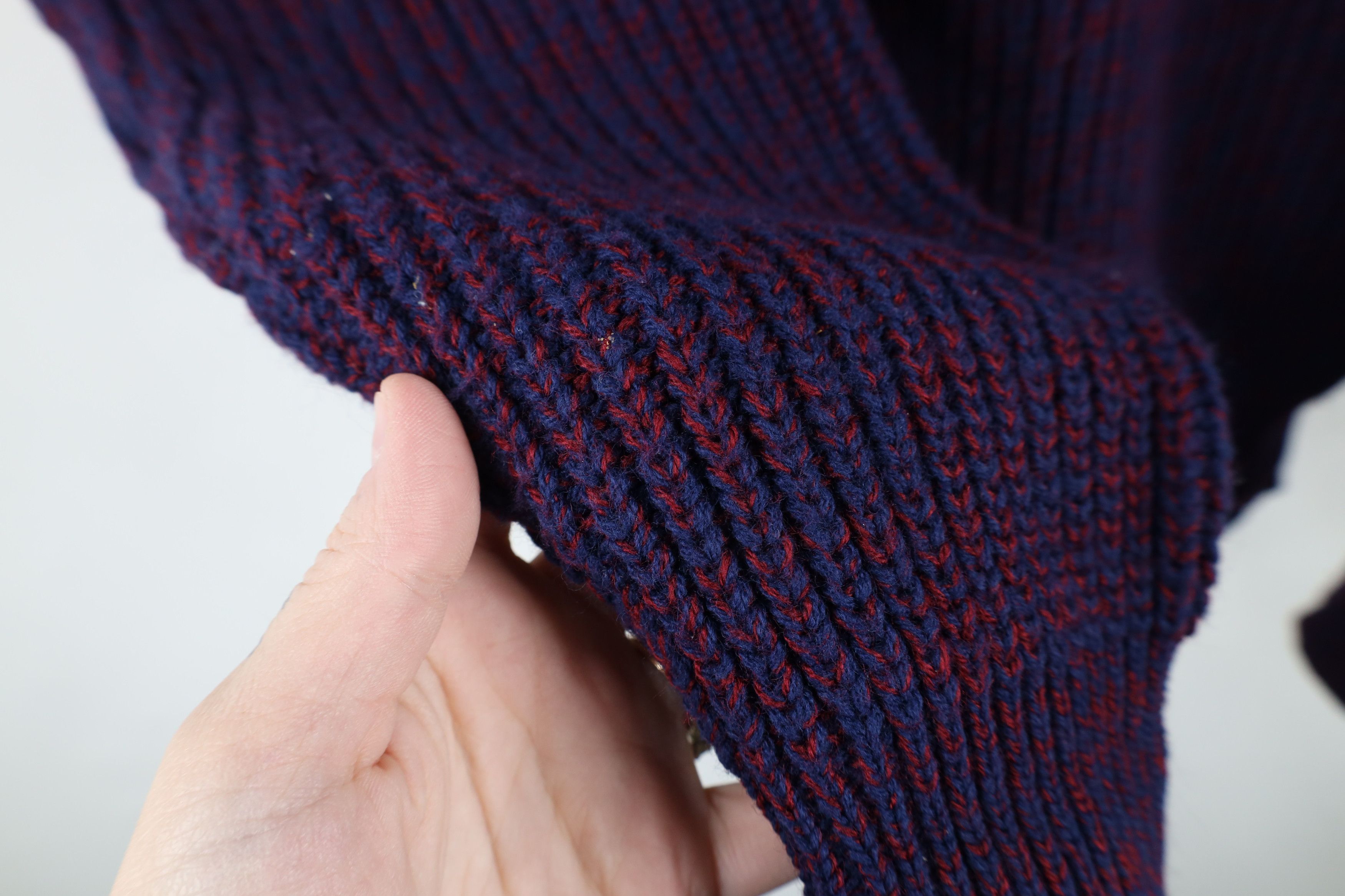 Vintage Vintage 70s Streetwear Chunky Ribbed Knit Crewneck Sweater Size US M / EU 48-50 / 2 - 5 Thumbnail