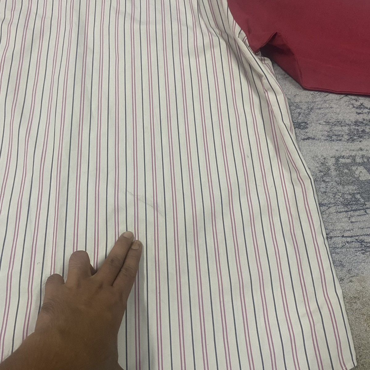 Japanese Brand × Vintage Vintage Eneos Racing Japan Stripes Button Up Flannel Size US XL / EU 56 / 4 - 12 Thumbnail