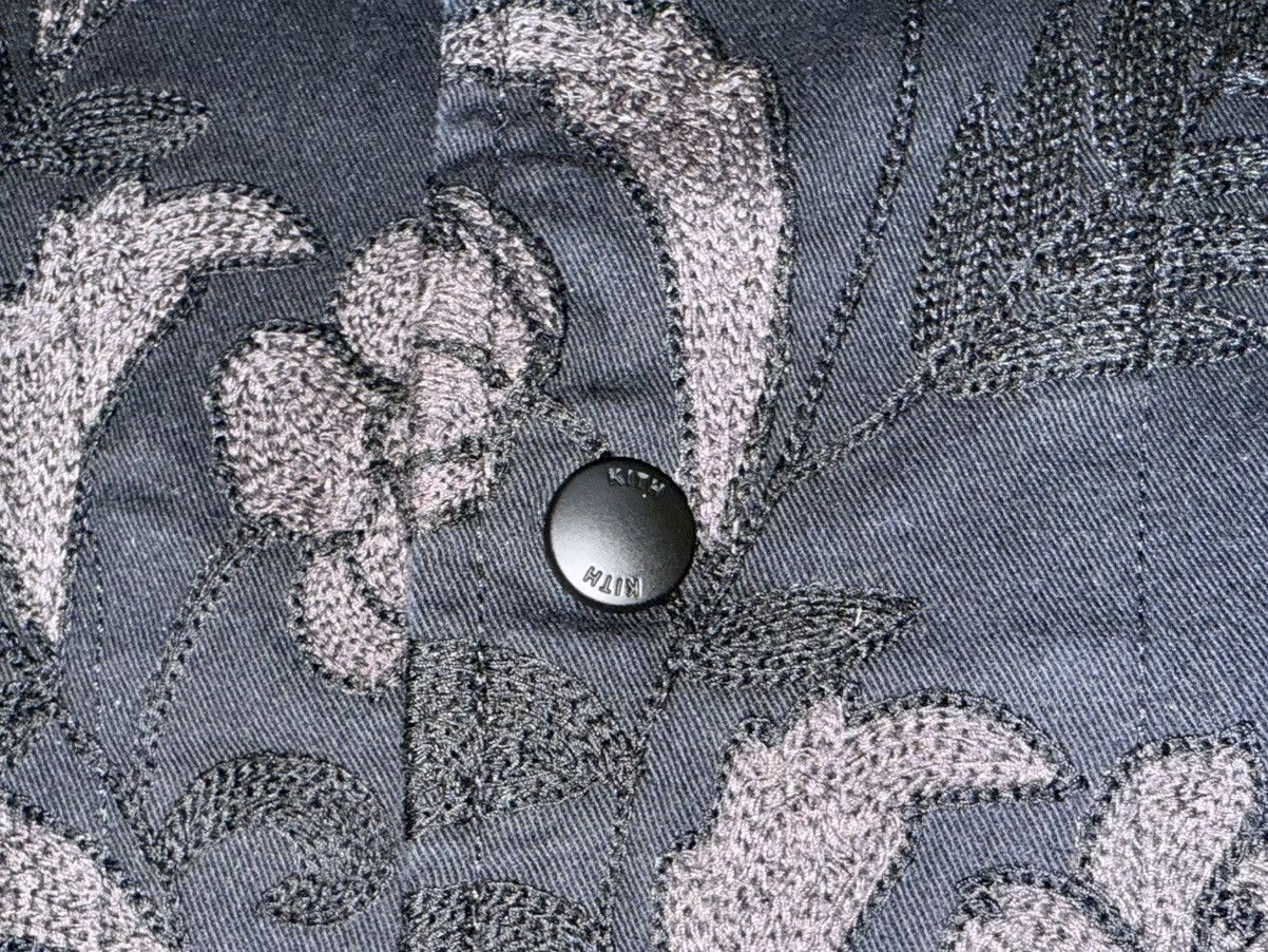 Kith Kith Embroidered Black Floral Stitched Button-Up Shirt Large Size US L / EU 52-54 / 3 - 6 Thumbnail