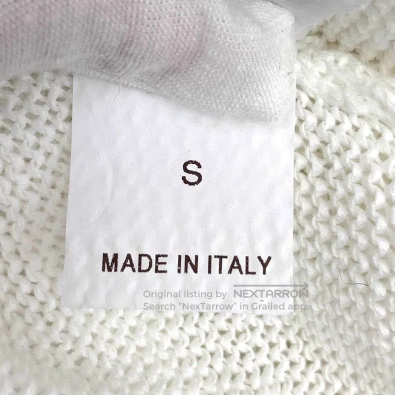 Brunello Cucinelli Brunello Cucinelli White sequin design cotton V-neck short Size S / US 4 / IT 40 - 7 Thumbnail