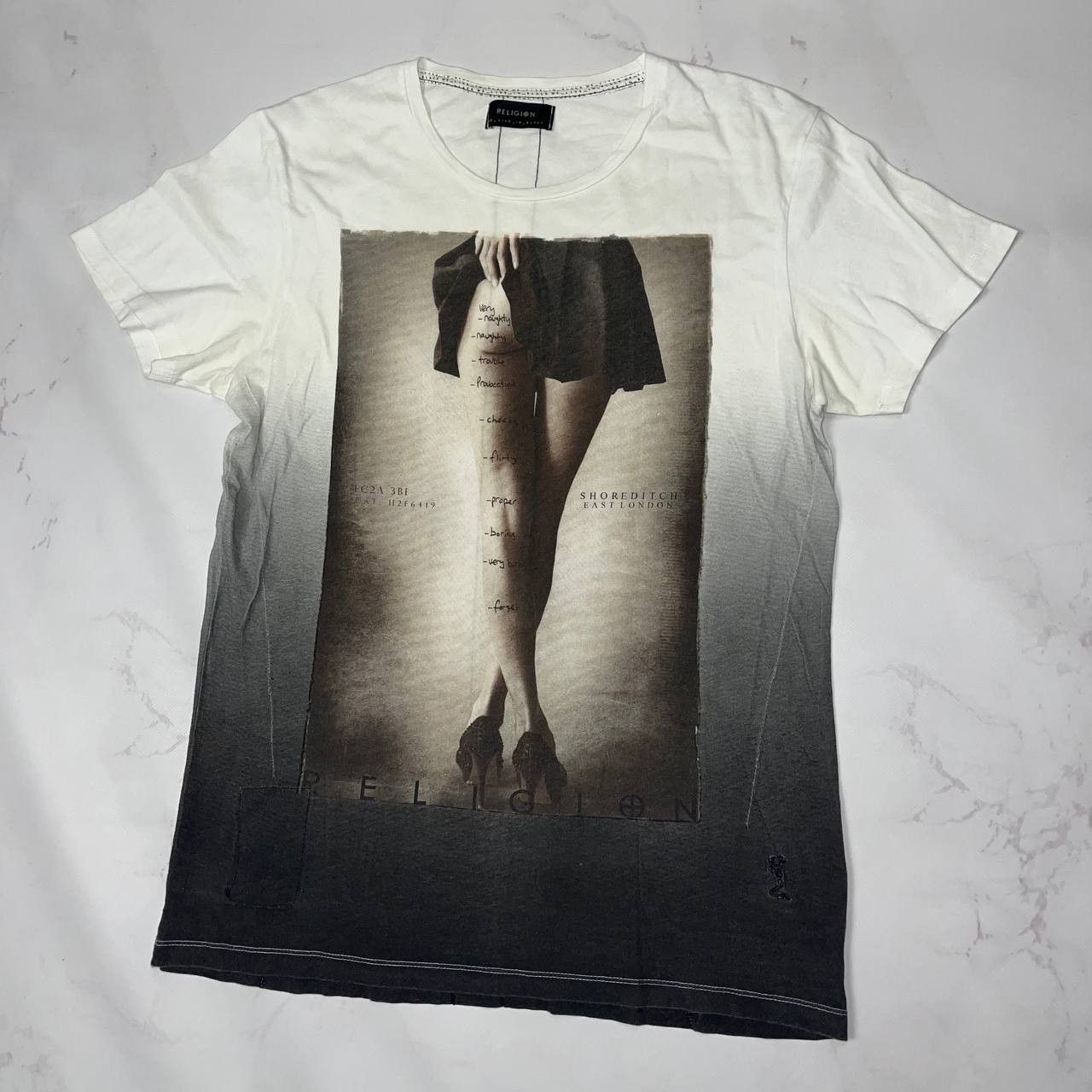 Vintage Religion sex girl tee × Japanese Brand Vintage SIze L Size US L / EU 52-54 / 3 - 1 Thumbnail