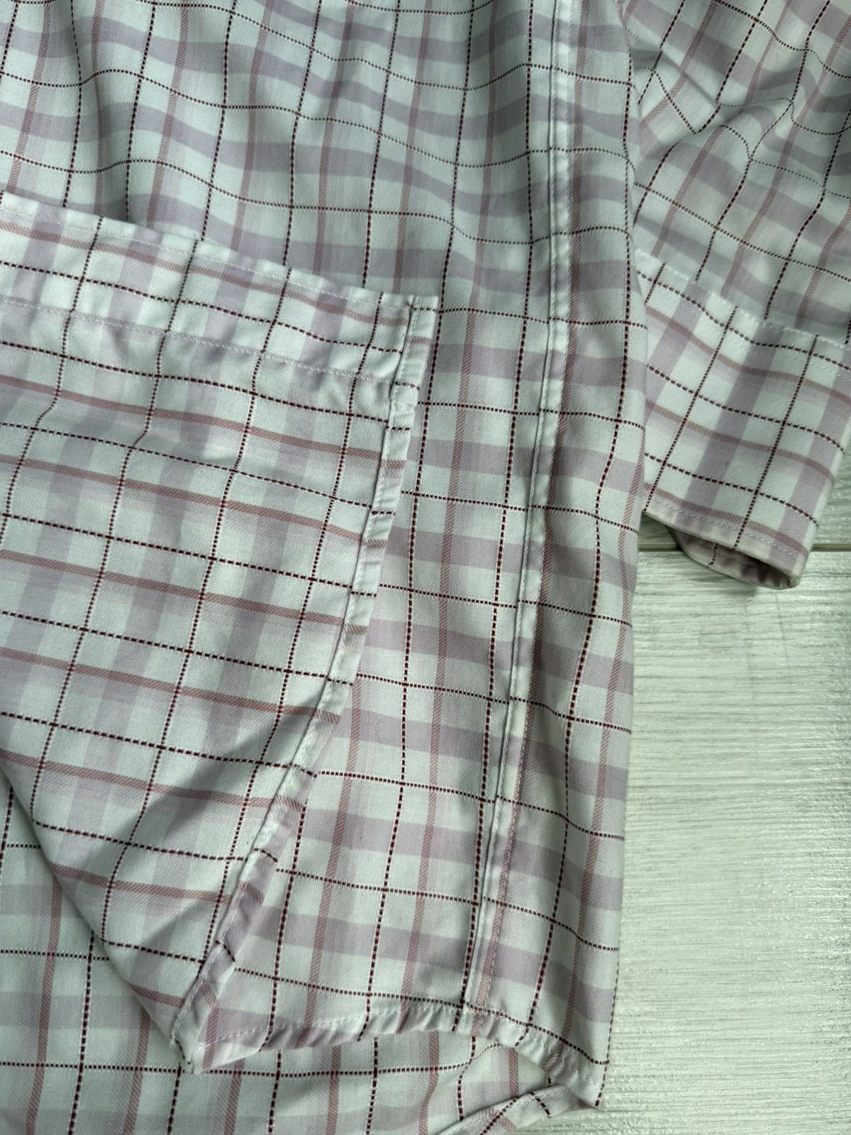 Lacoste × Vintage Vintage Lacoste shirts navy check 90’s Size US L / EU 52-54 / 3 - 3 Thumbnail
