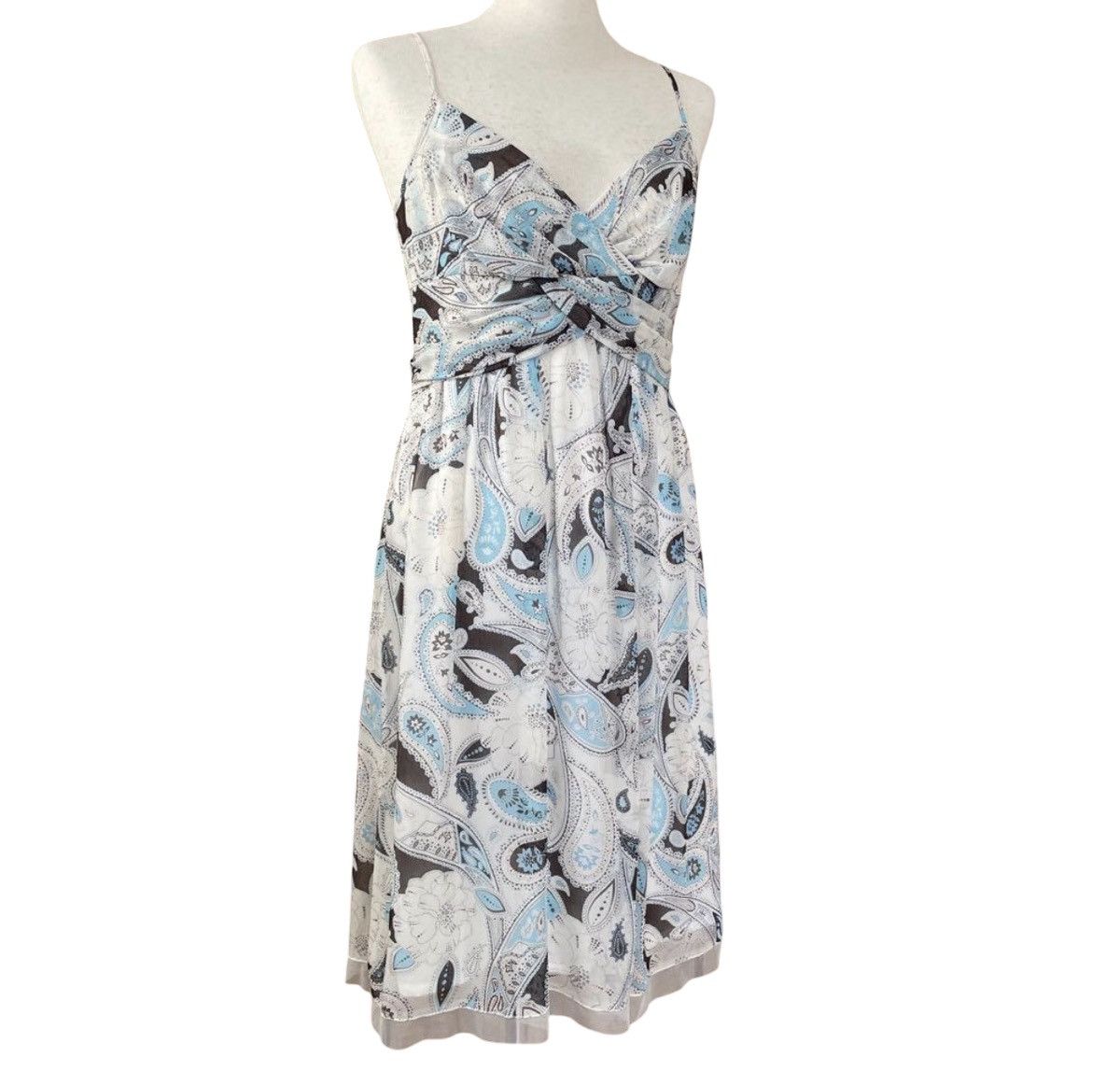 Michel Klein MICHEL KLEIN Archival Paisley Chiffon Cami Dress - Made In 🇯🇵 Size M / US 6-8 / IT 42-44 - 2 Thumbnail
