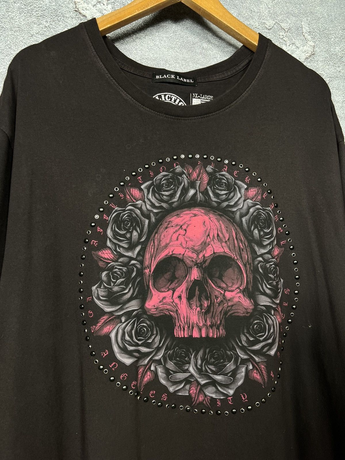 Affliction Affliction Black Label Skull Logo Oversize T-shirt Tee Size US XXL / EU 58 / 5 - 5 Thumbnail