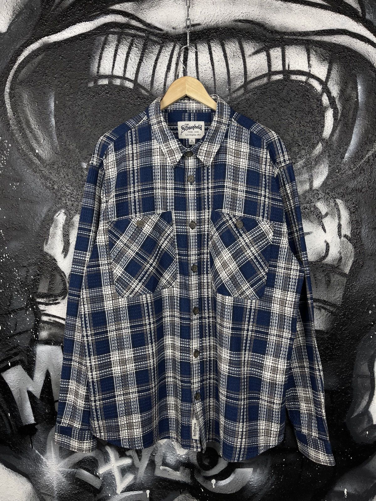 The Stronghold The Stronghold Plaid Knit Overshoot Shirt Men’s Size XL Size US L / EU 52-54 / 3 - 6 Thumbnail