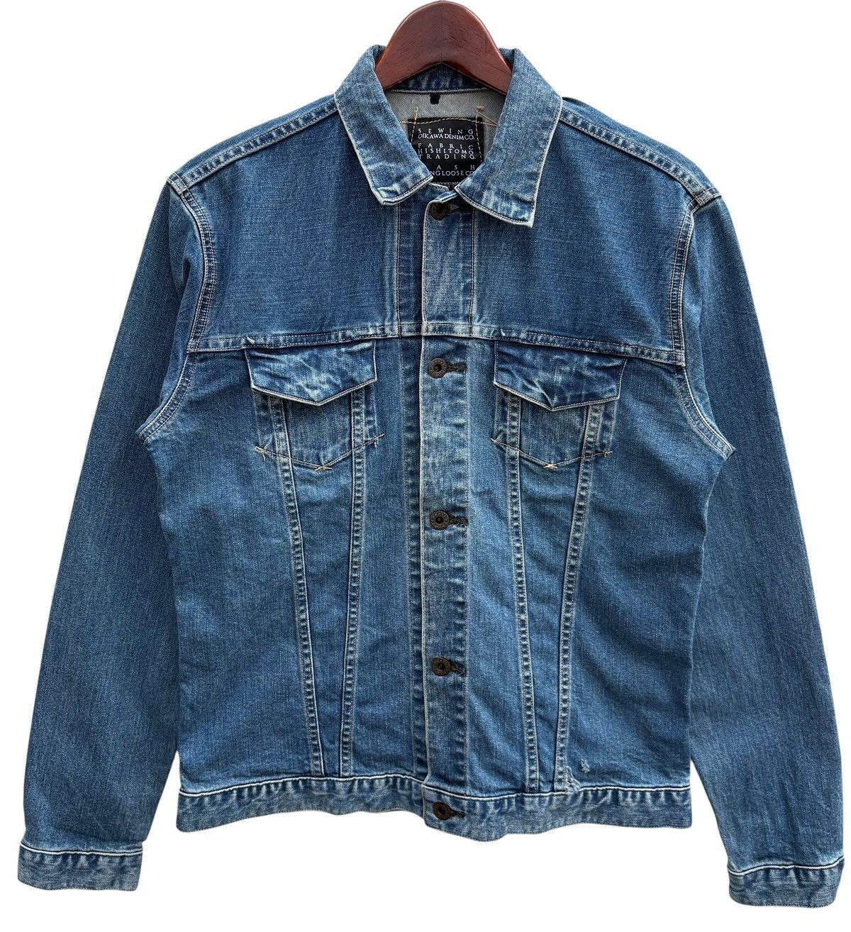 KURO Kuro Japan Denim Trucker Jacket Size US S / EU 44-46 / 1 - 2 Thumbnail