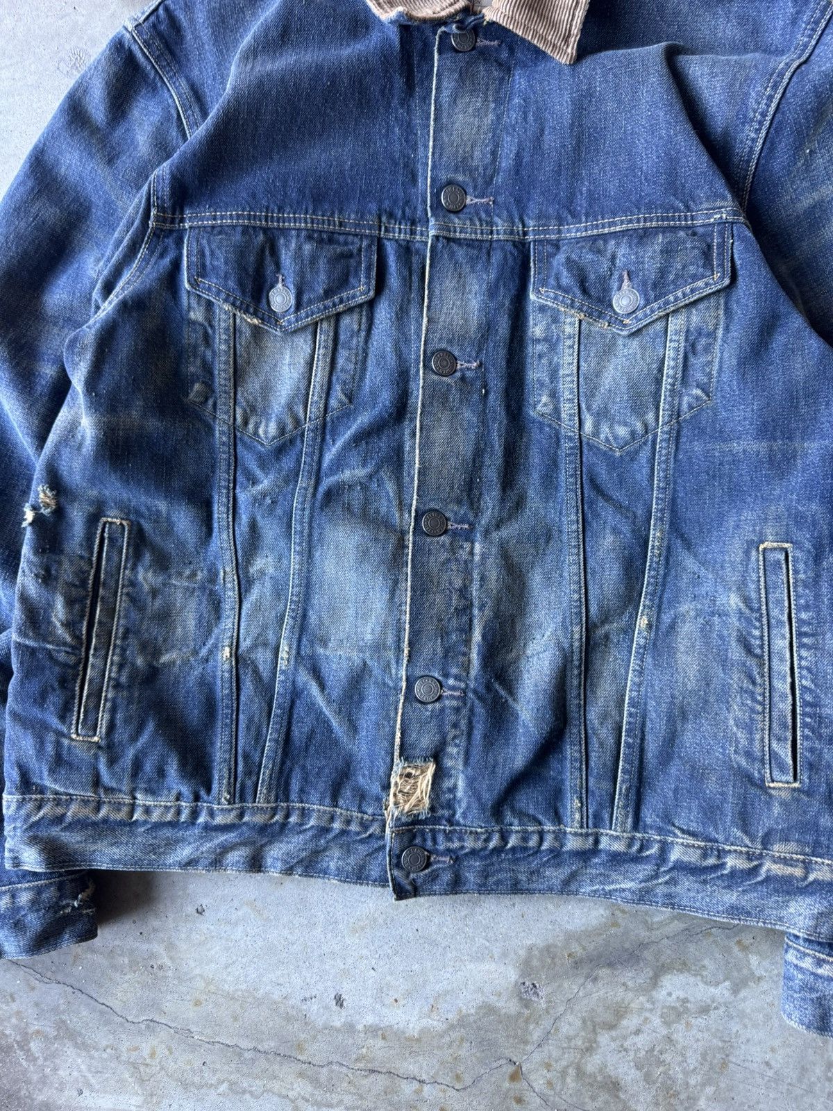 Polo Ralph Lauren × Vintage Vintage Polo Ralph Lauren Denim Jacket Size US L / EU 52-54 / 3 - 3 Thumbnail