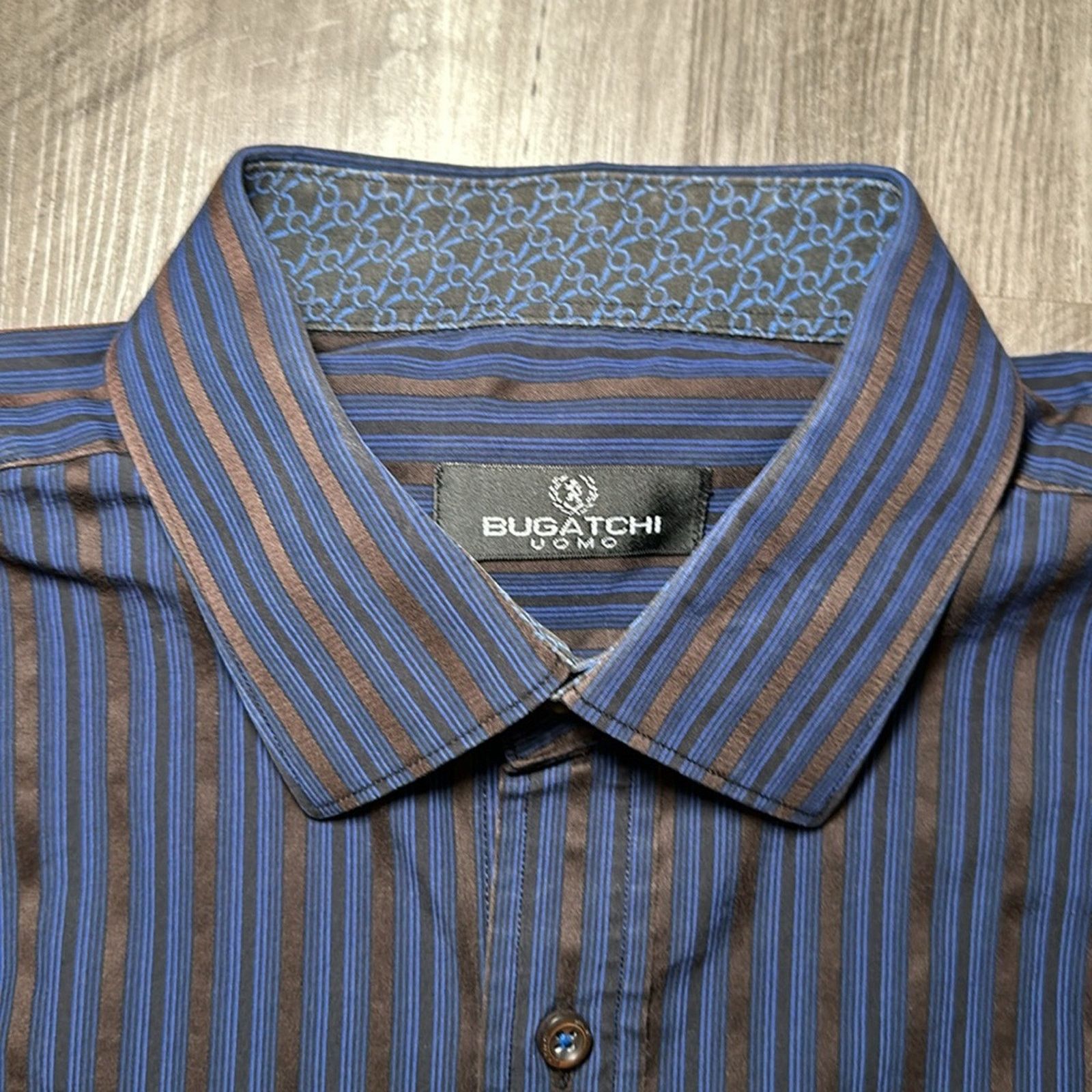 BUGATCHI Bugatchi Uomo Long Sleeve Button Down - XL Size US XL / EU 56 / 4 - 6 Thumbnail