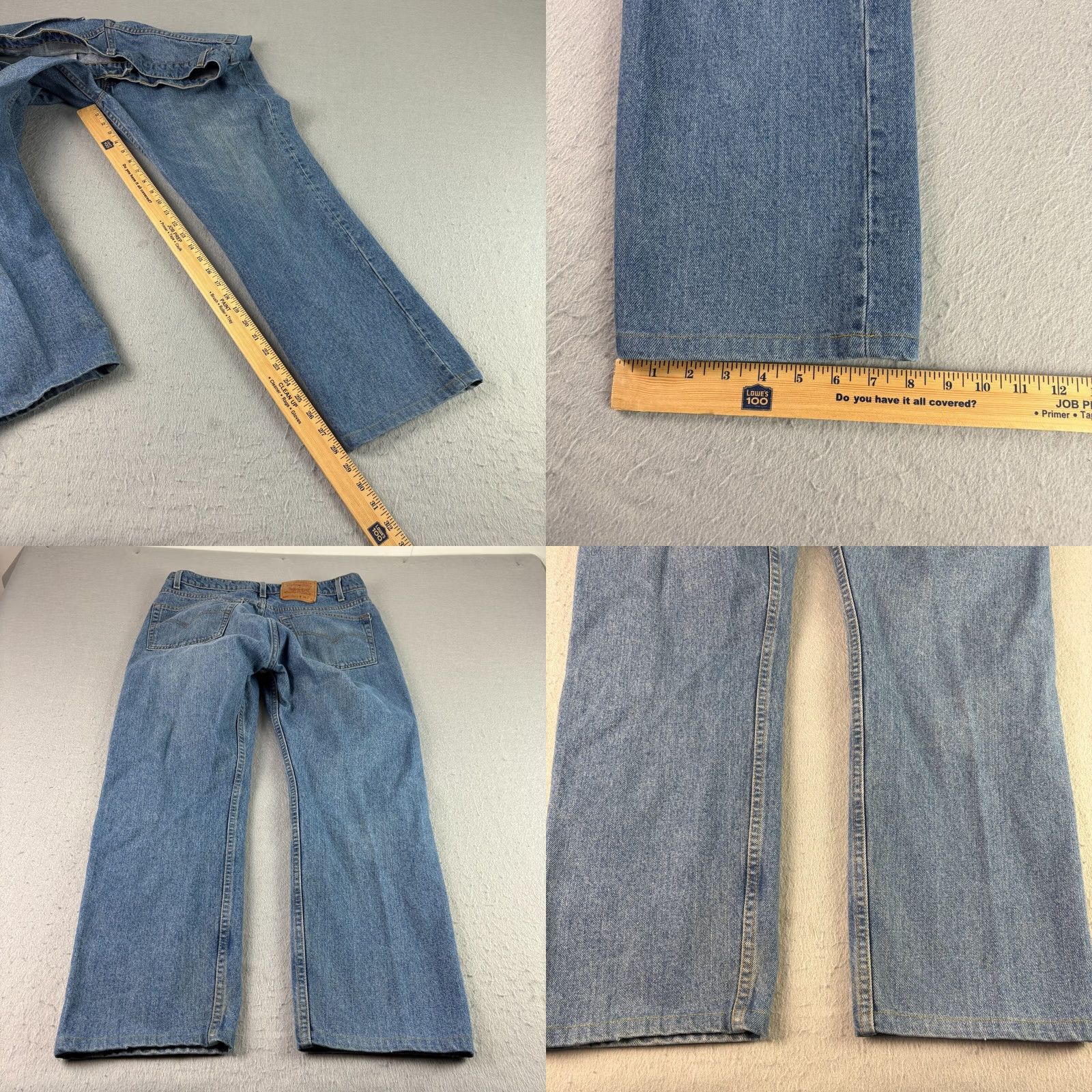 Levi's VINTAGE Levi's 505 Jeans Mens 38x30 Blue Denim 90s Straight Style Jeans Regular Mens Size US 38 / EU 54 - 8 Thumbnail