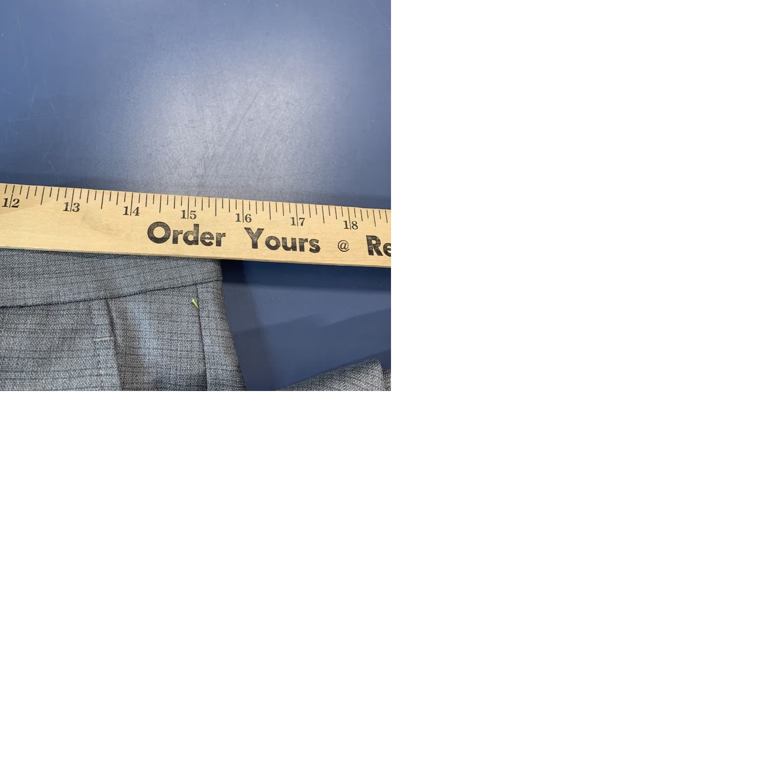 Kenneth Cole NEW Kenneth Cole Dress Pants Mens Size 30x30 Gray Flex Trouser Modern Fit Size US 30 / EU 46 - 10 Thumbnail