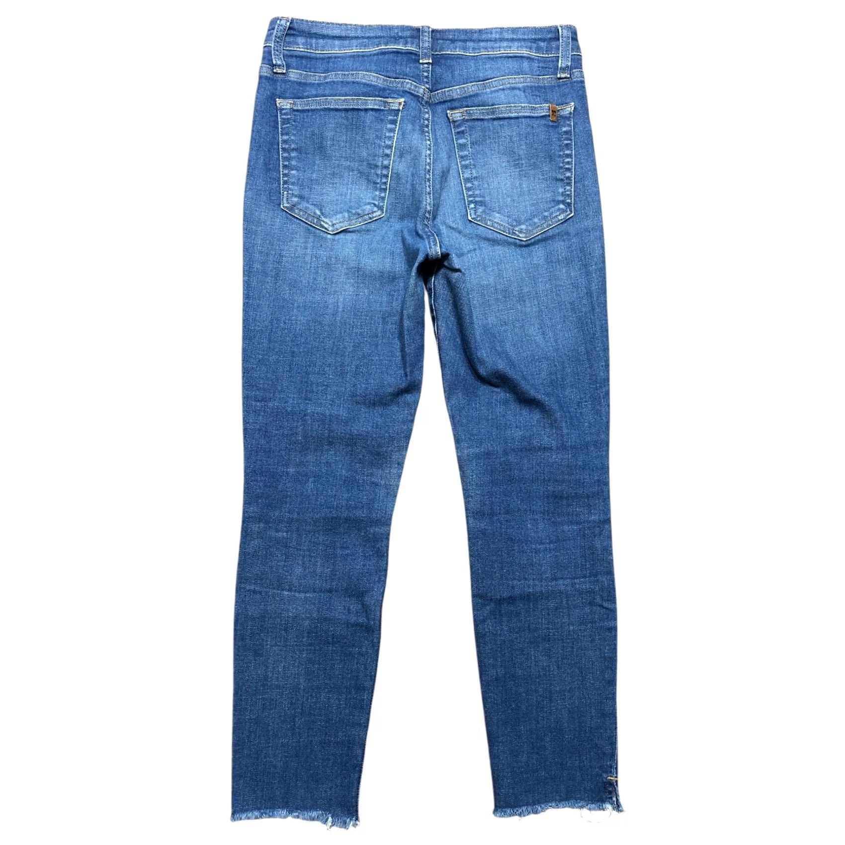 Vintage Joes Jeans Womens Jeans Skinny 5-Pocket Denim Blue High Rise 28 X 25 Inseam 25 Bohemian City College Nessa Wash Raw Hem Size 28" / US 6 / IT 42 - 2 Thumbnail
