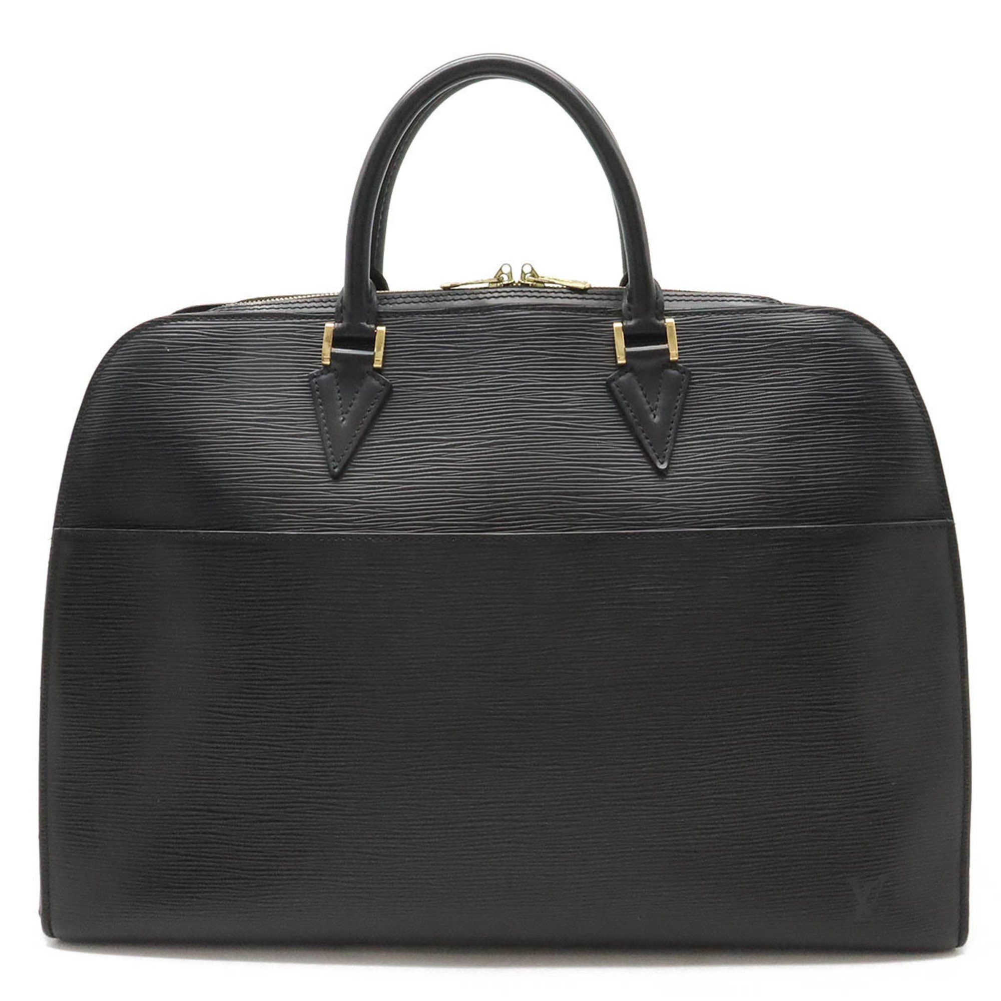 image of Louis Vuitton Epi Sorbonne Bag Handbag Noir Black M54512, Women's