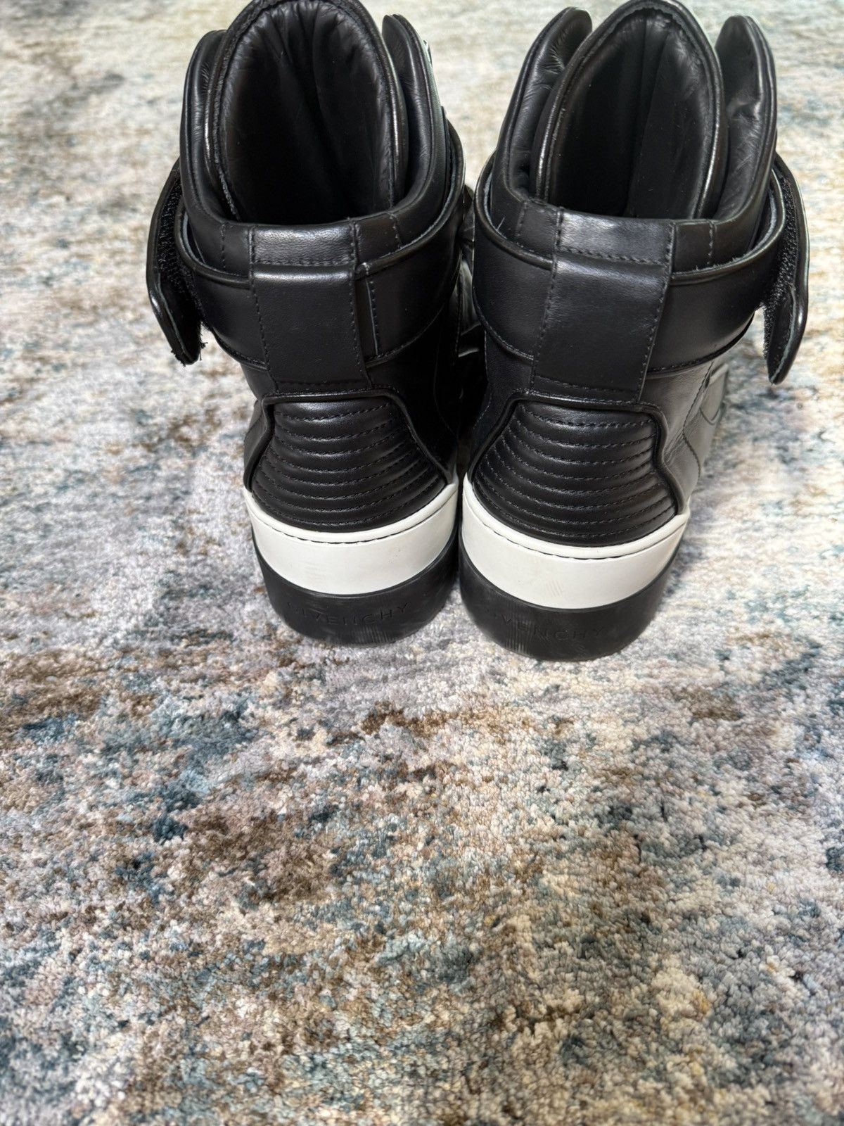 Givenchy Givenchy Tyson Star Strap High Top Sneakers Black Size US 9 / EU 42 - 5 Thumbnail