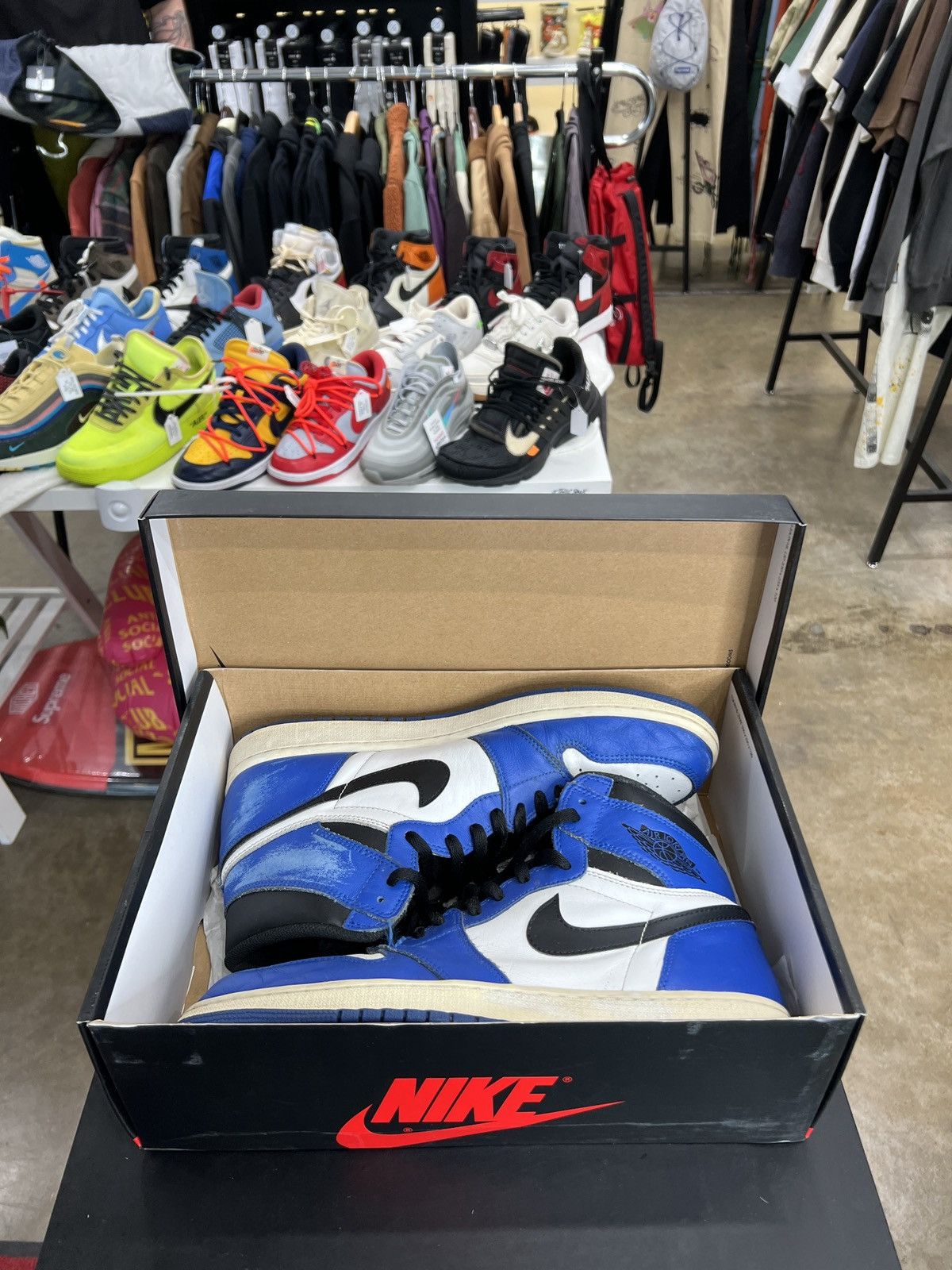 Jordan Brand × Nike Air Jordan 1 Game Royal Sz. 12 (2018) Size US 12 / EU 45 - 10 Thumbnail