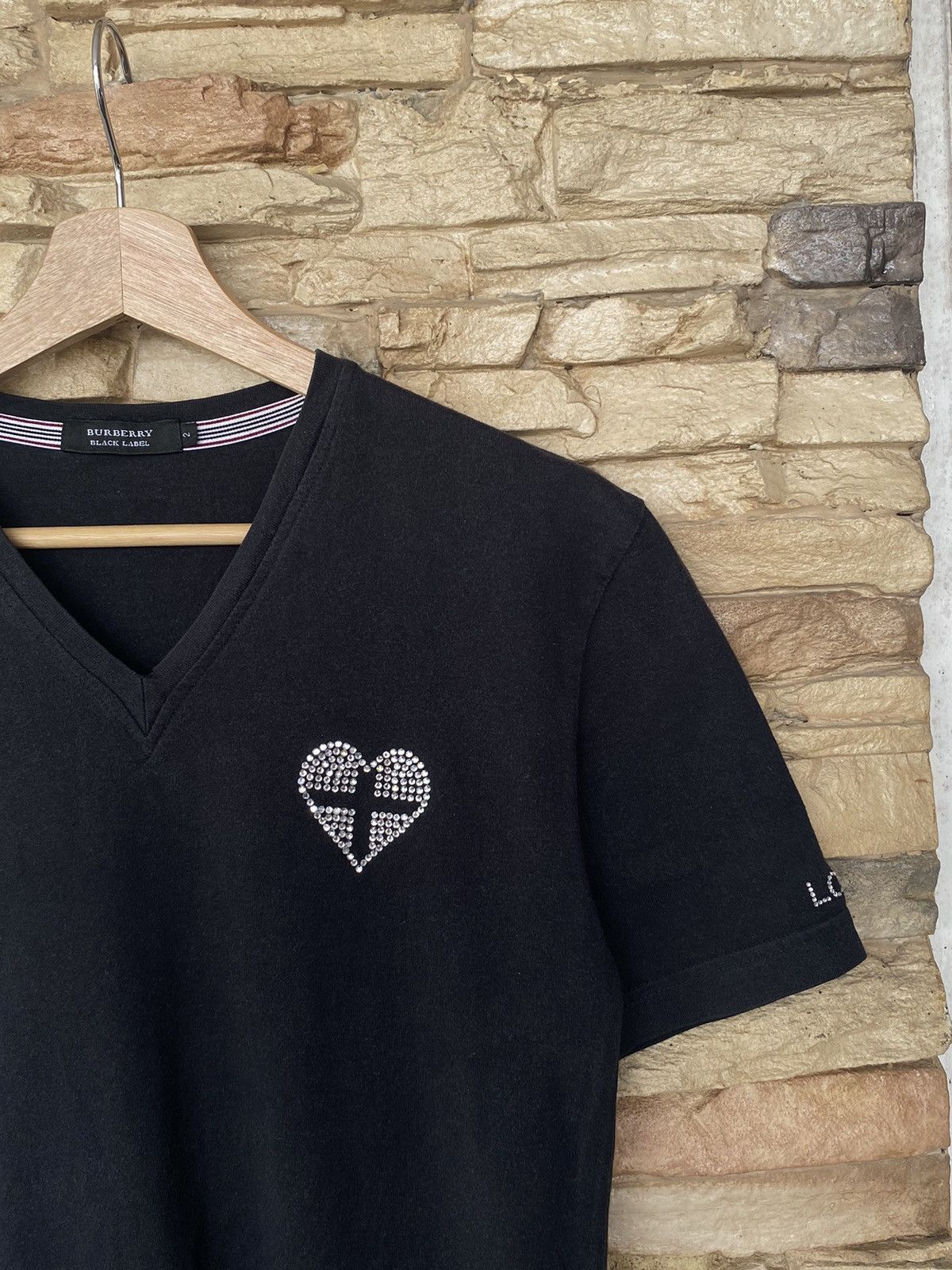 Vintage Rare Vintage Burberry Black Label V Neck Women Tees Size S / US 4 / IT 40 - 5 Thumbnail