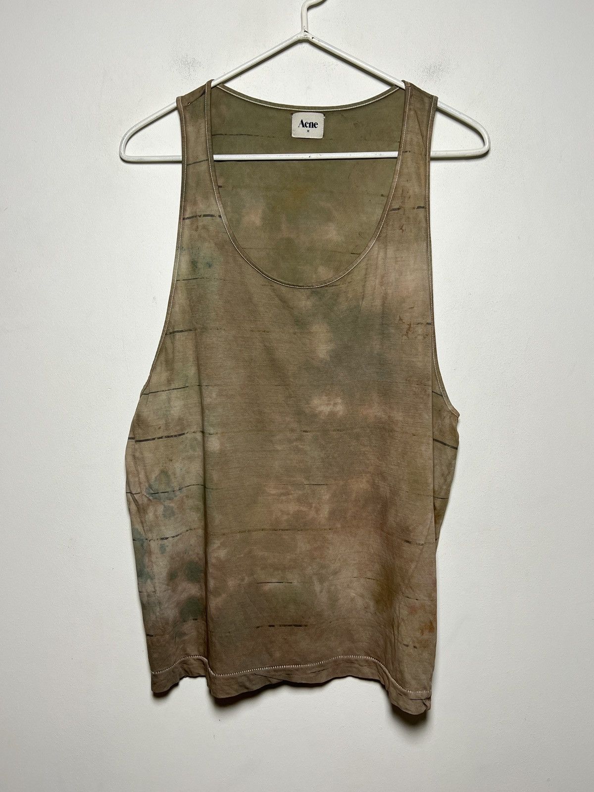 Acne Studios acne y2k tie dye piss tank top vintage single stitch Size US M / EU 48-50 / 2 - 1 Thumbnail