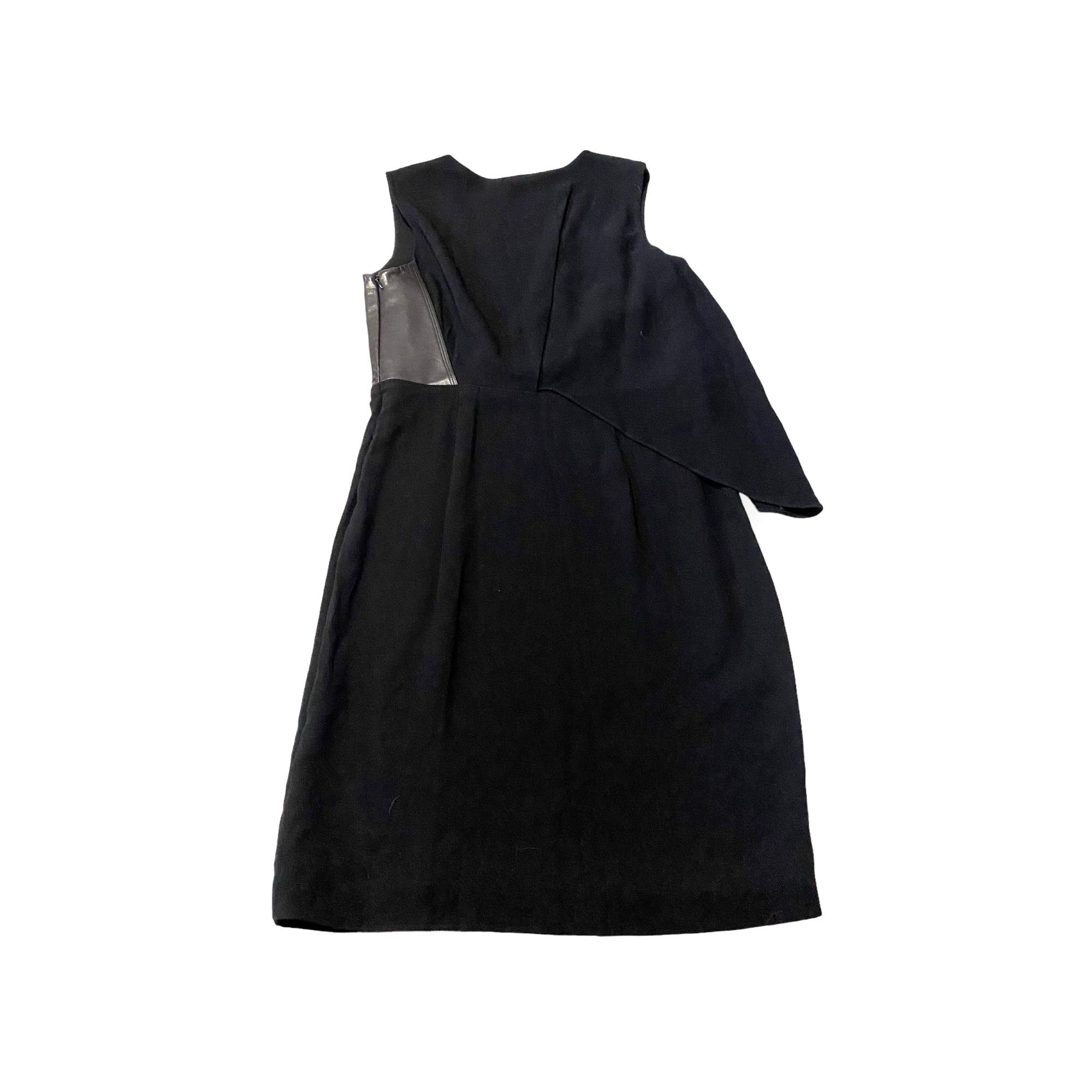 strapless black leather mini dress Eyes On Me Faux Leather Strapless Dress