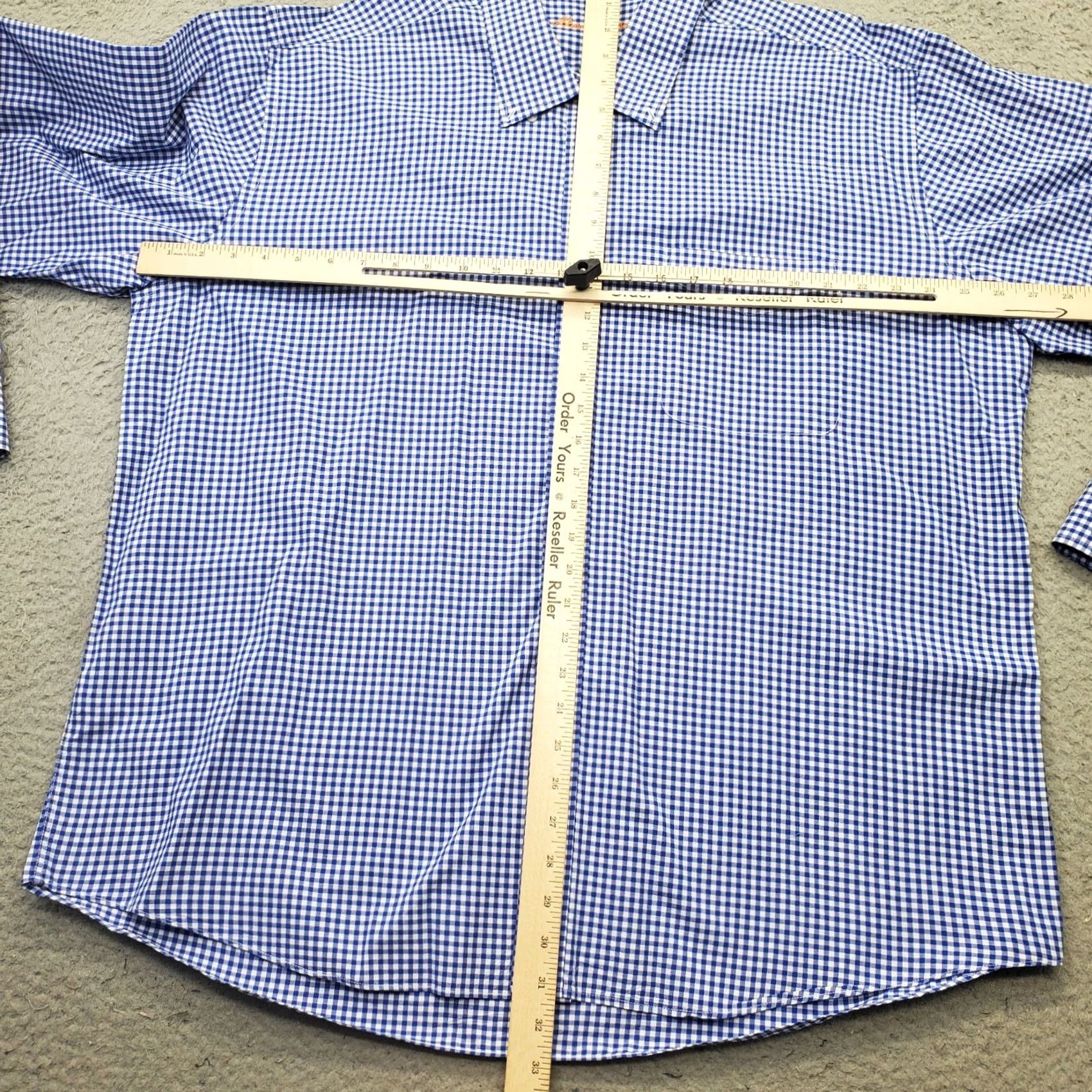 Vintage Alan Flusser Golf Shirt Mens XXL Multi Gingham Long Sleeve Collared Button-Down Size US XXL / EU 58 / 5 - 5 Thumbnail