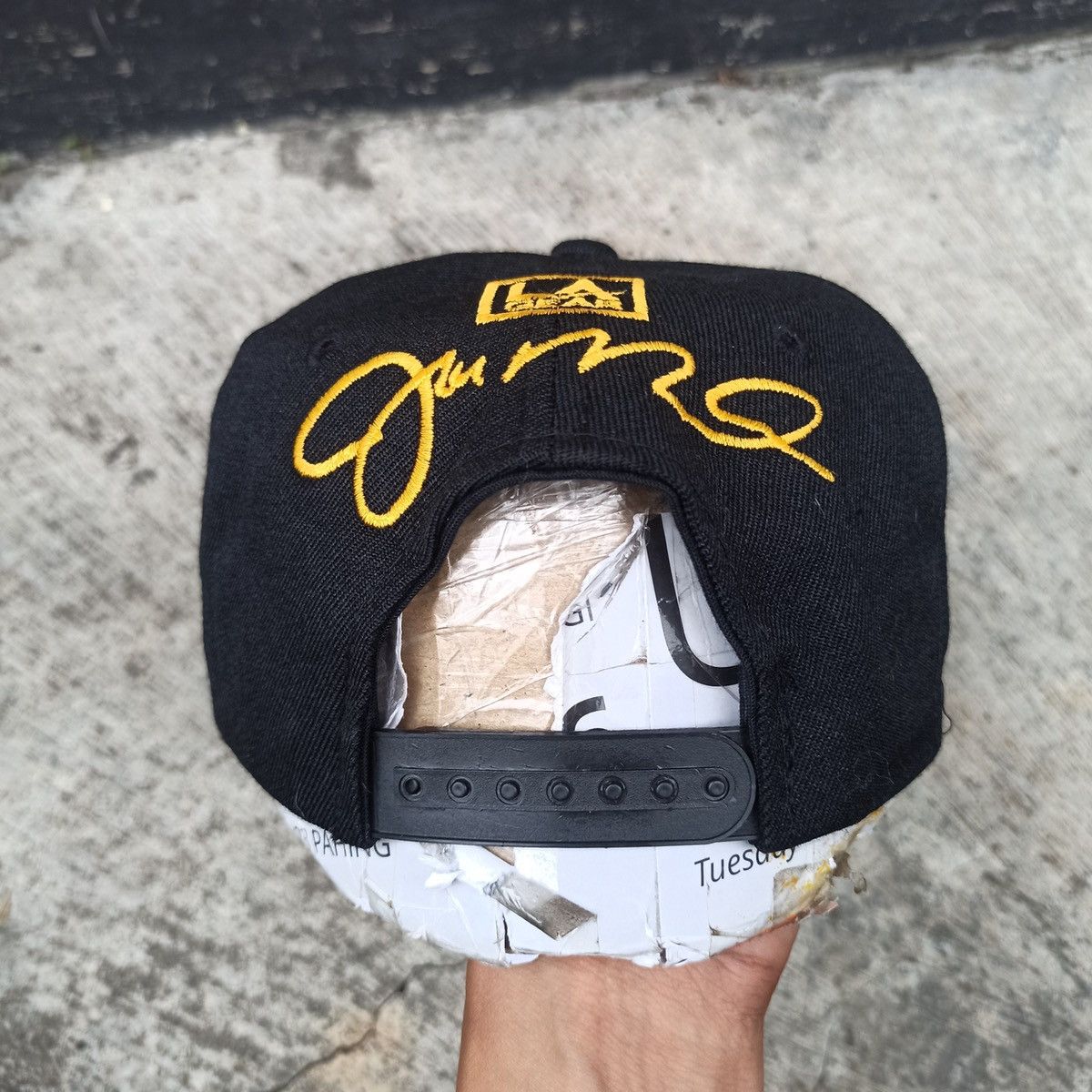 Vintage Vintage 90's LA Gear Joe Montana Snapback Hat Size ONE SIZE - 4 Thumbnail