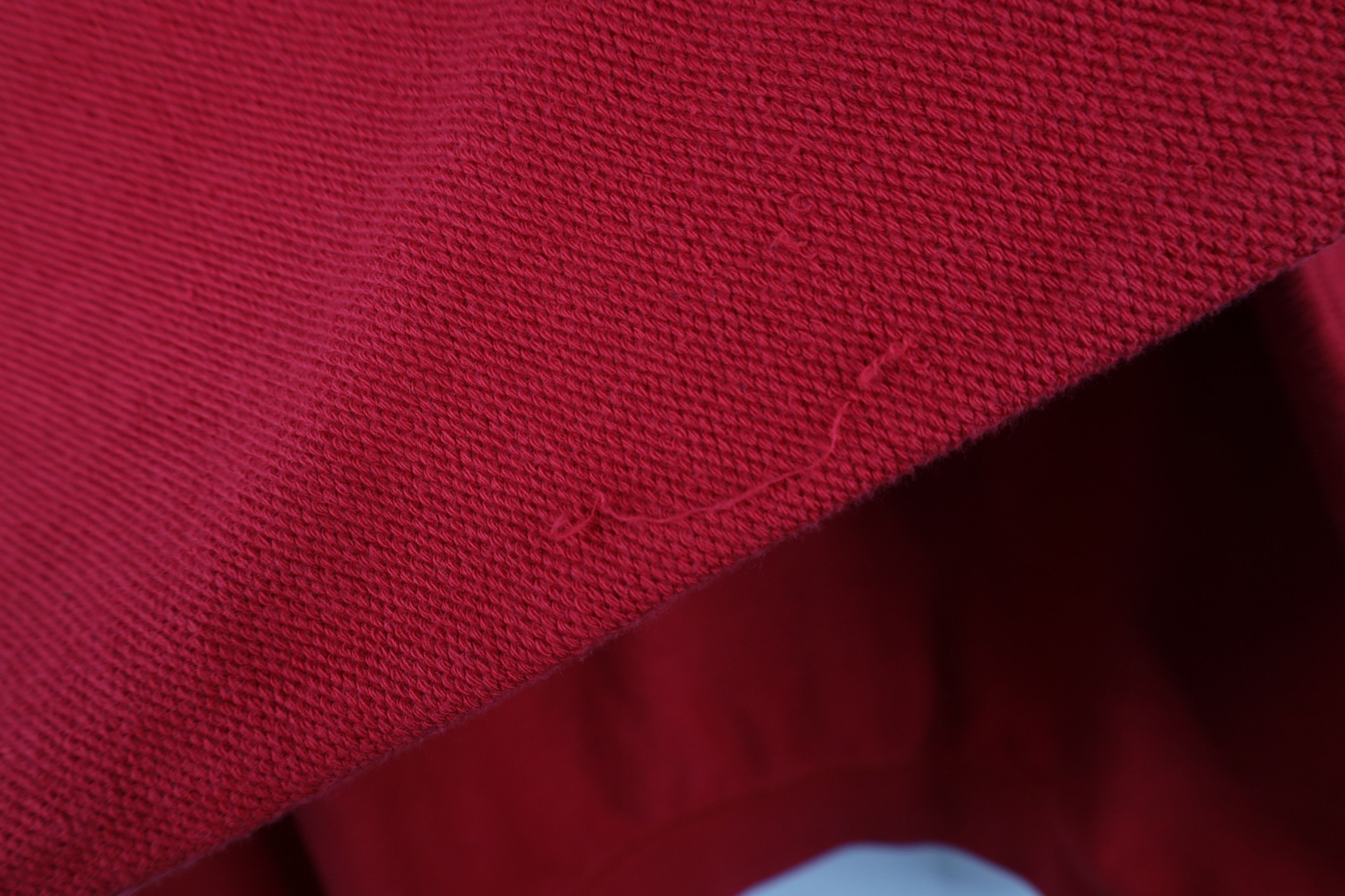 Lands' End × Vintage Vintage 90s Lands End Cotton Weave Crewneck Sweater Red Size L / US 10 / IT 46 - 8 Thumbnail
