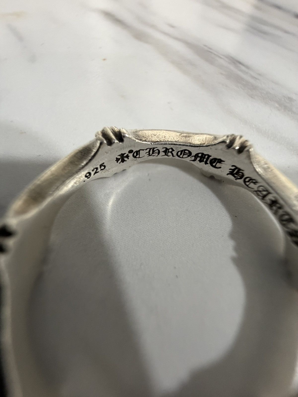 Chrome Hearts Chrome Hearts Plus Bone Ring Size ONE SIZE - 3 Thumbnail