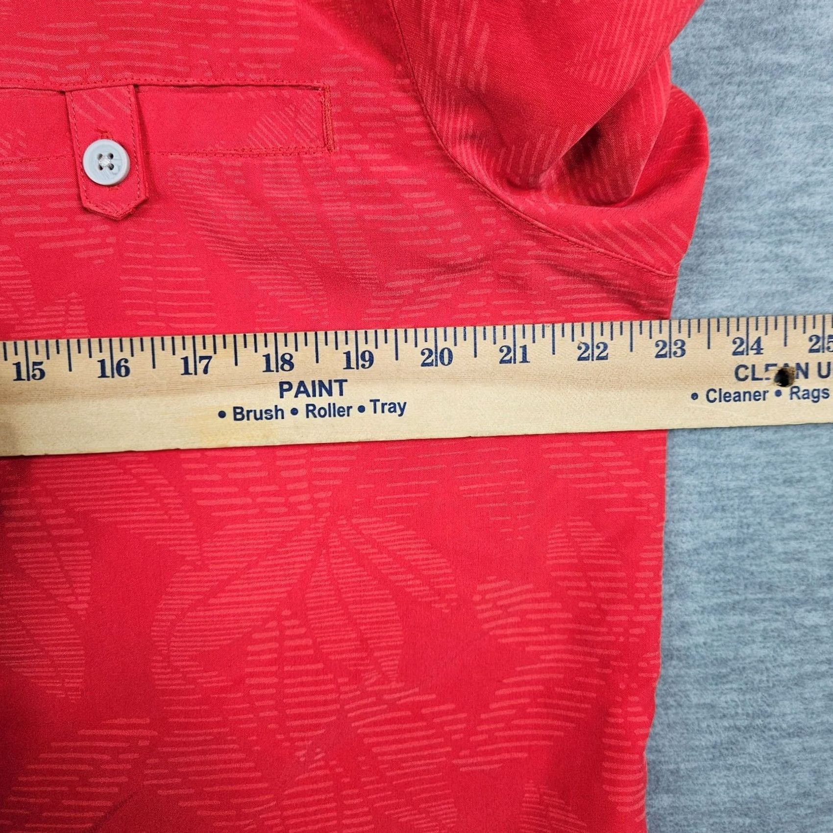 Vintage Columbia Men’s Button-Up Shirt Regular Fit Red L Short Sleeve Casual Outdoor Button-Down Size US L / EU 52-54 / 3 - 3 Thumbnail
