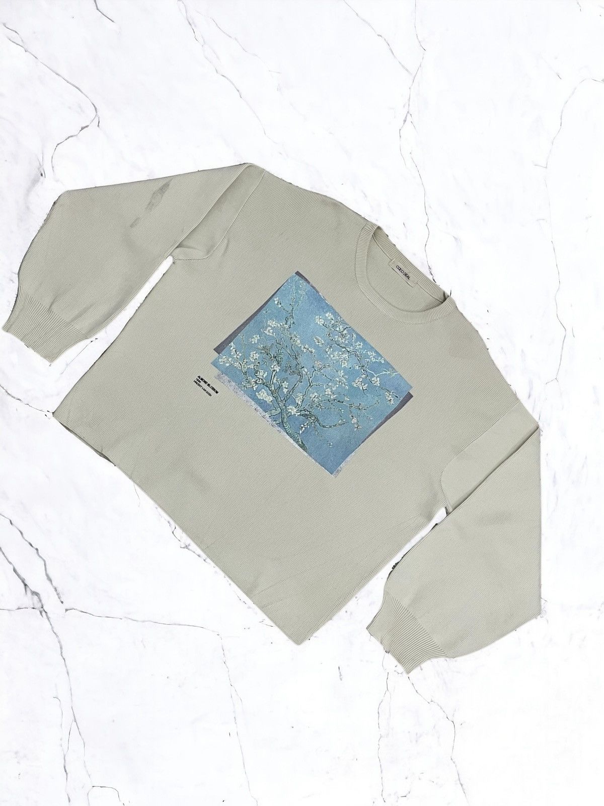 Japanese Brand Coco Deal Almond Blossom 1890 Vincent Van Gogh Painting Size US XL / EU 56 / 4 - 1 Thumbnail