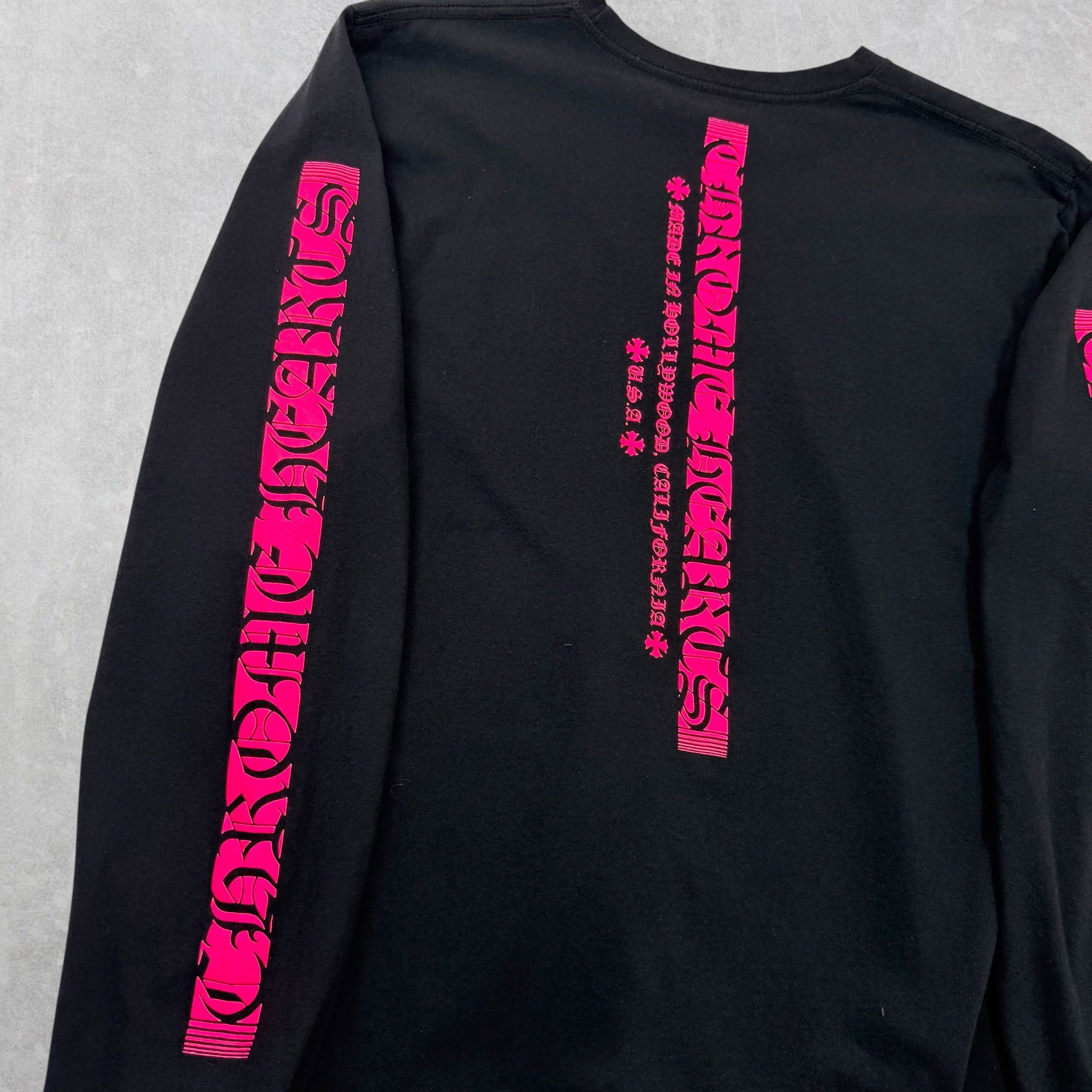 Chrome Hearts Chrome Hearts Neon Pink Stripe L/S L Size US L / EU 52-54 / 3 - 4 Thumbnail