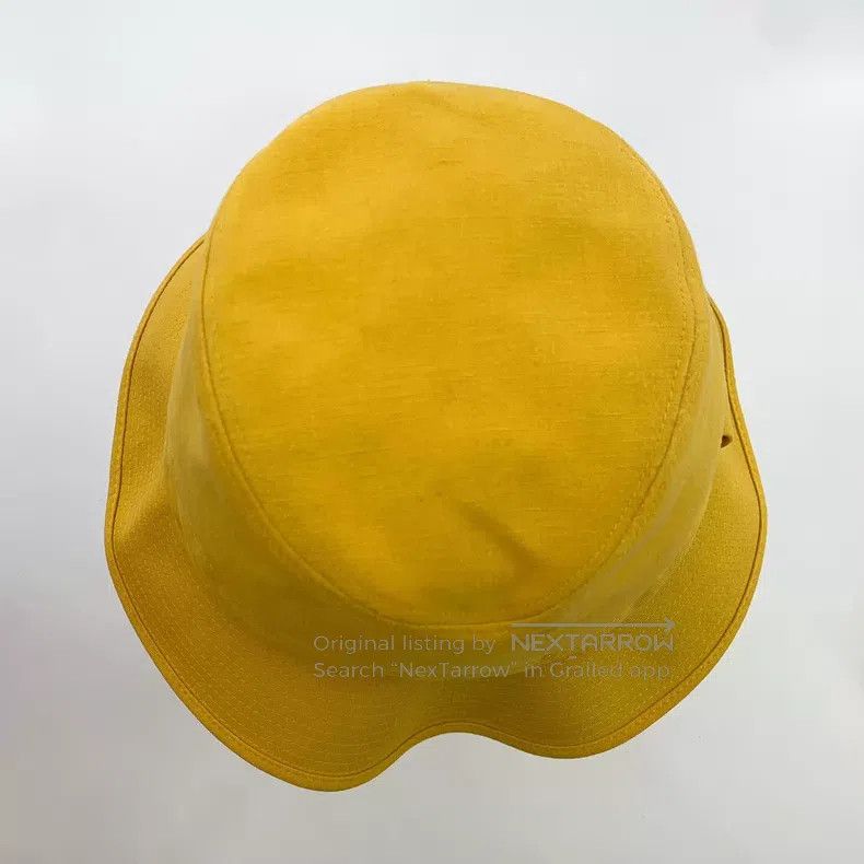 Hermes Hermes size 57 Yellow Linen Casual Fisherman's Cap Size ONE SIZE - 5 Thumbnail